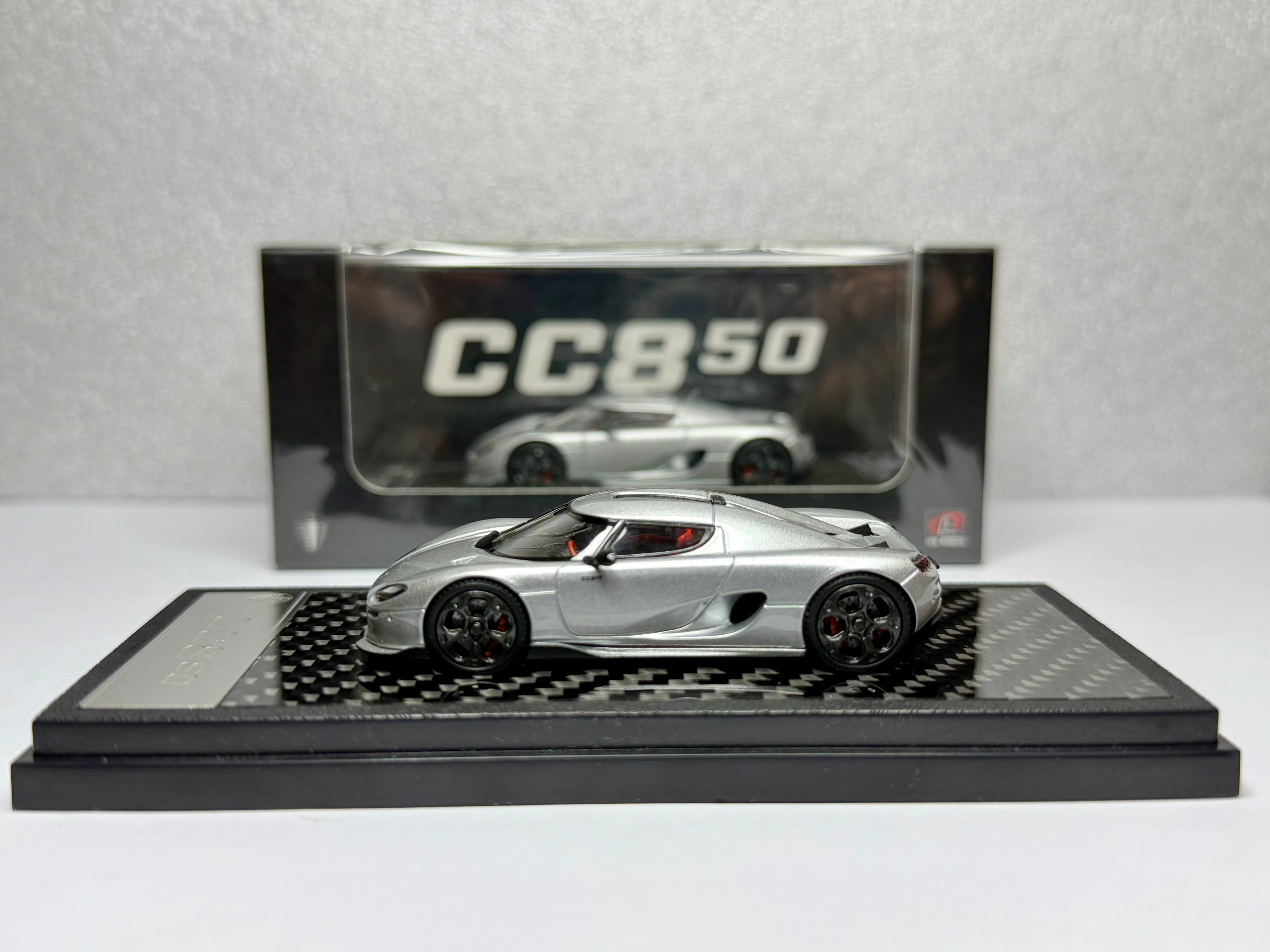 LCD 1:64 Koenigsegg CC850 Silver HEC 2026 Exclusive