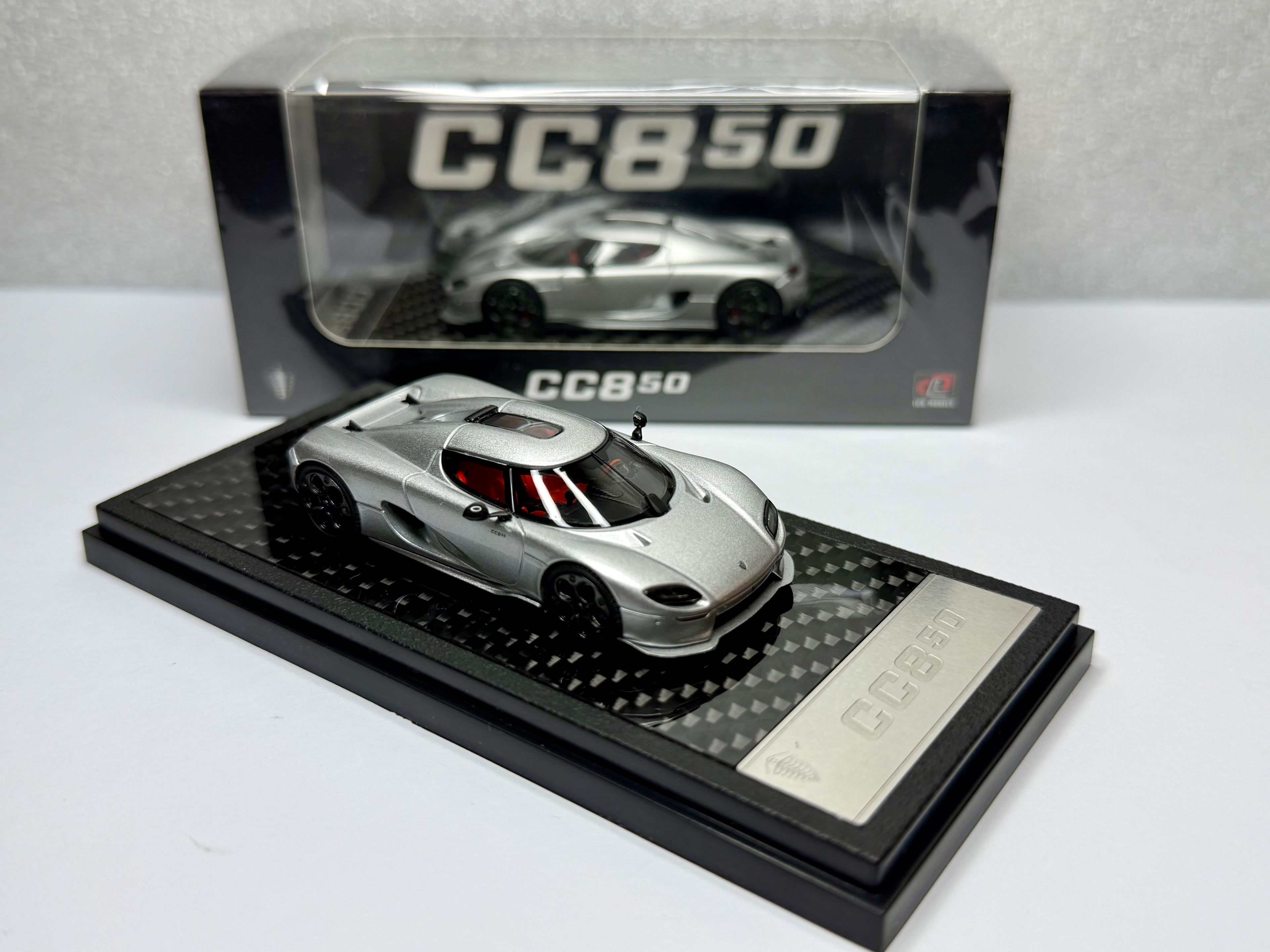 LCD 1:64 Koenigsegg CC850 Silver HEC 2026 Exclusive