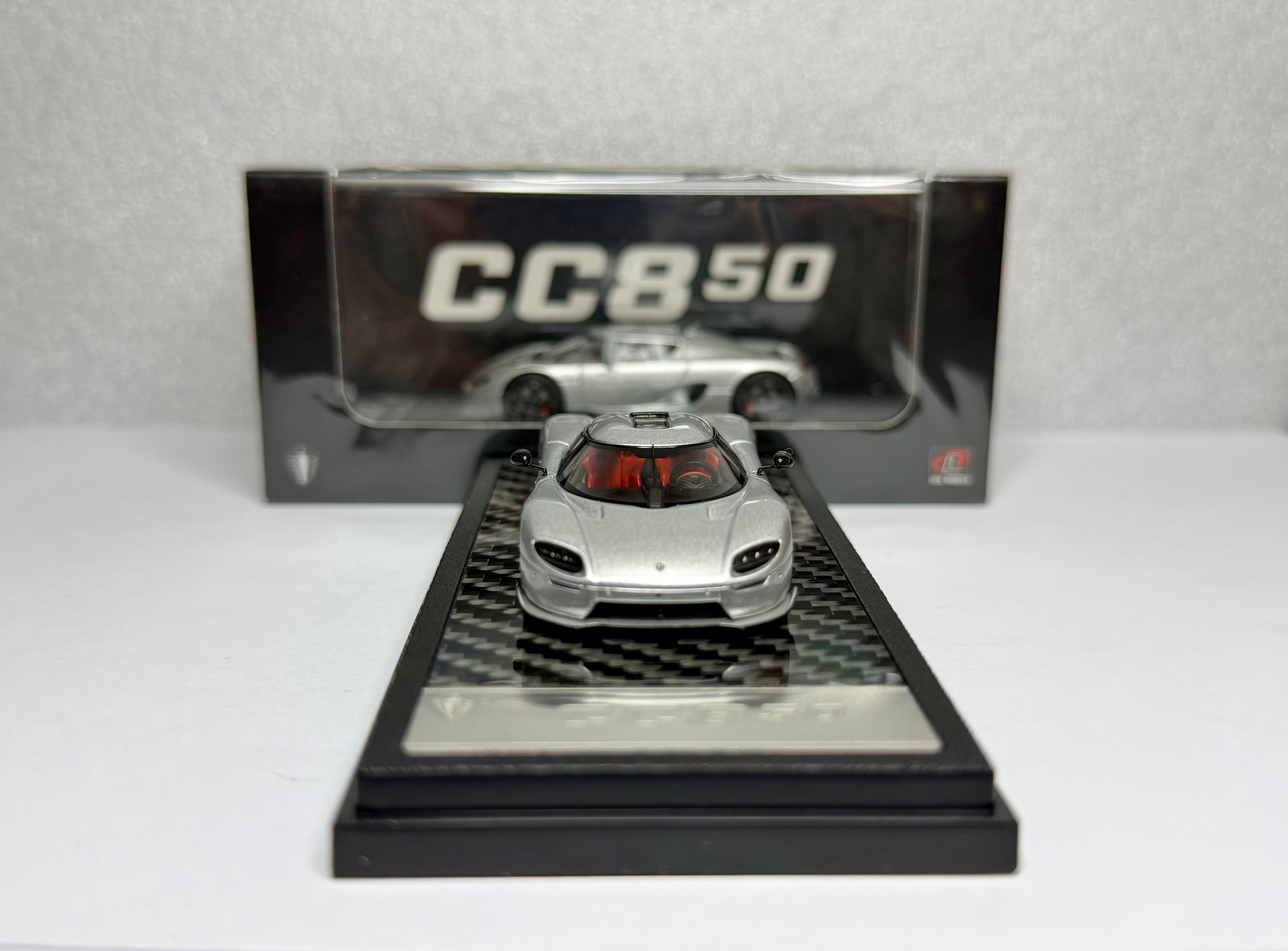 LCD 1:64 Koenigsegg CC850 Silver HEC 2026 Exclusive