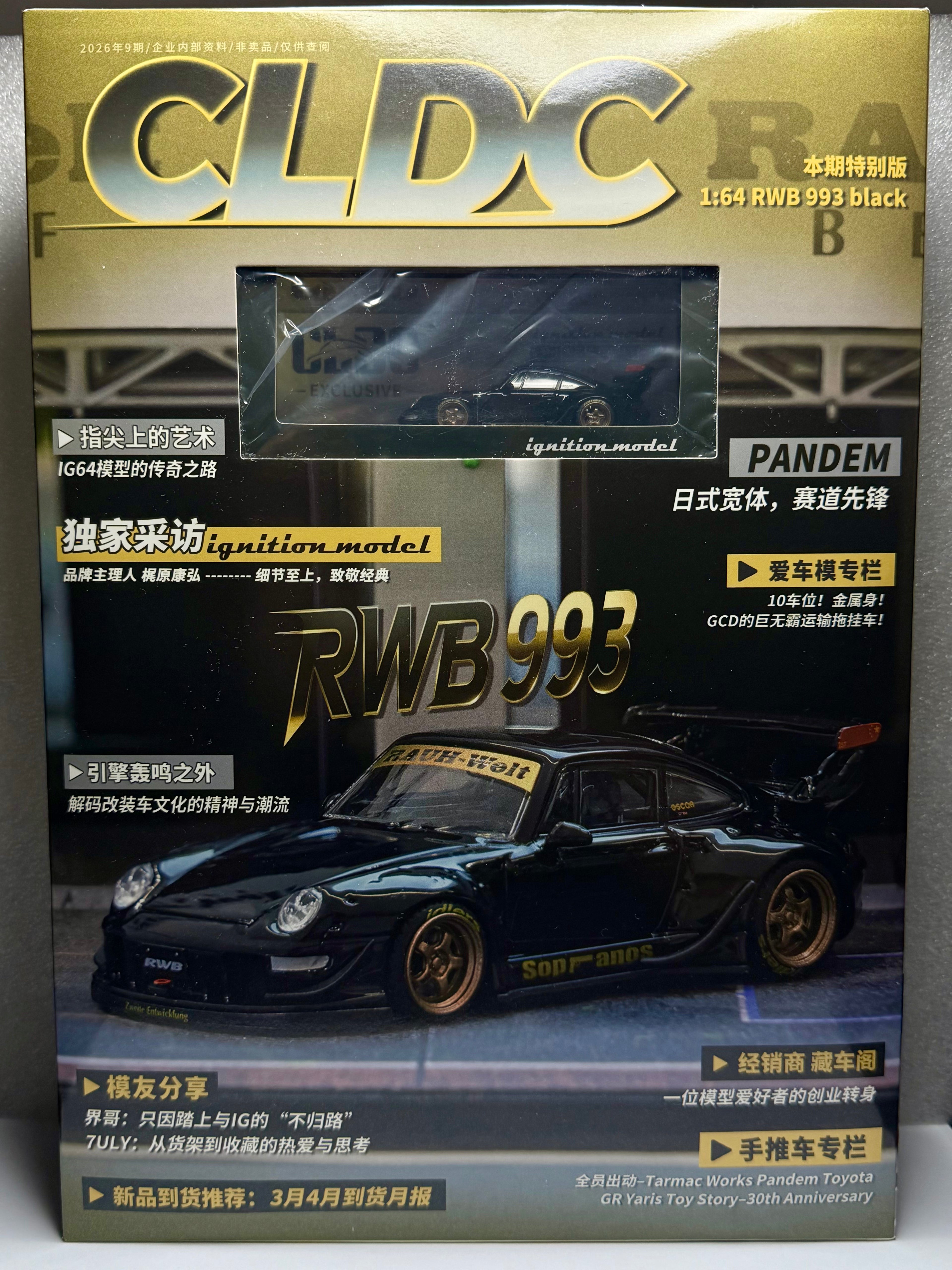 Ignition Model 1:64 RWB 993 Black CLDC Exclusive