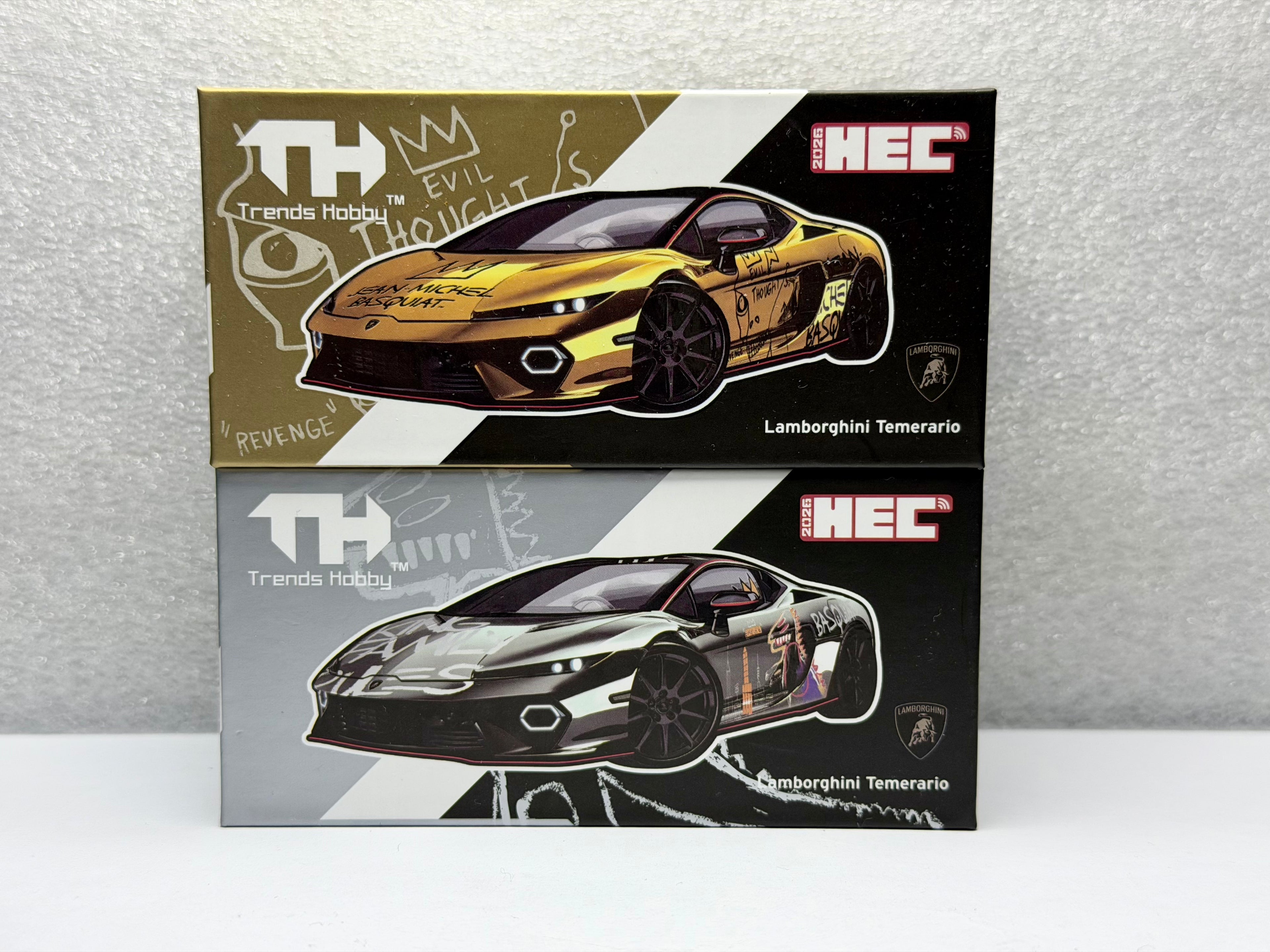 Trends Hobby 1:64 Lamborghini Temerario HEC 2026 Exclusive(Gold/Silver)