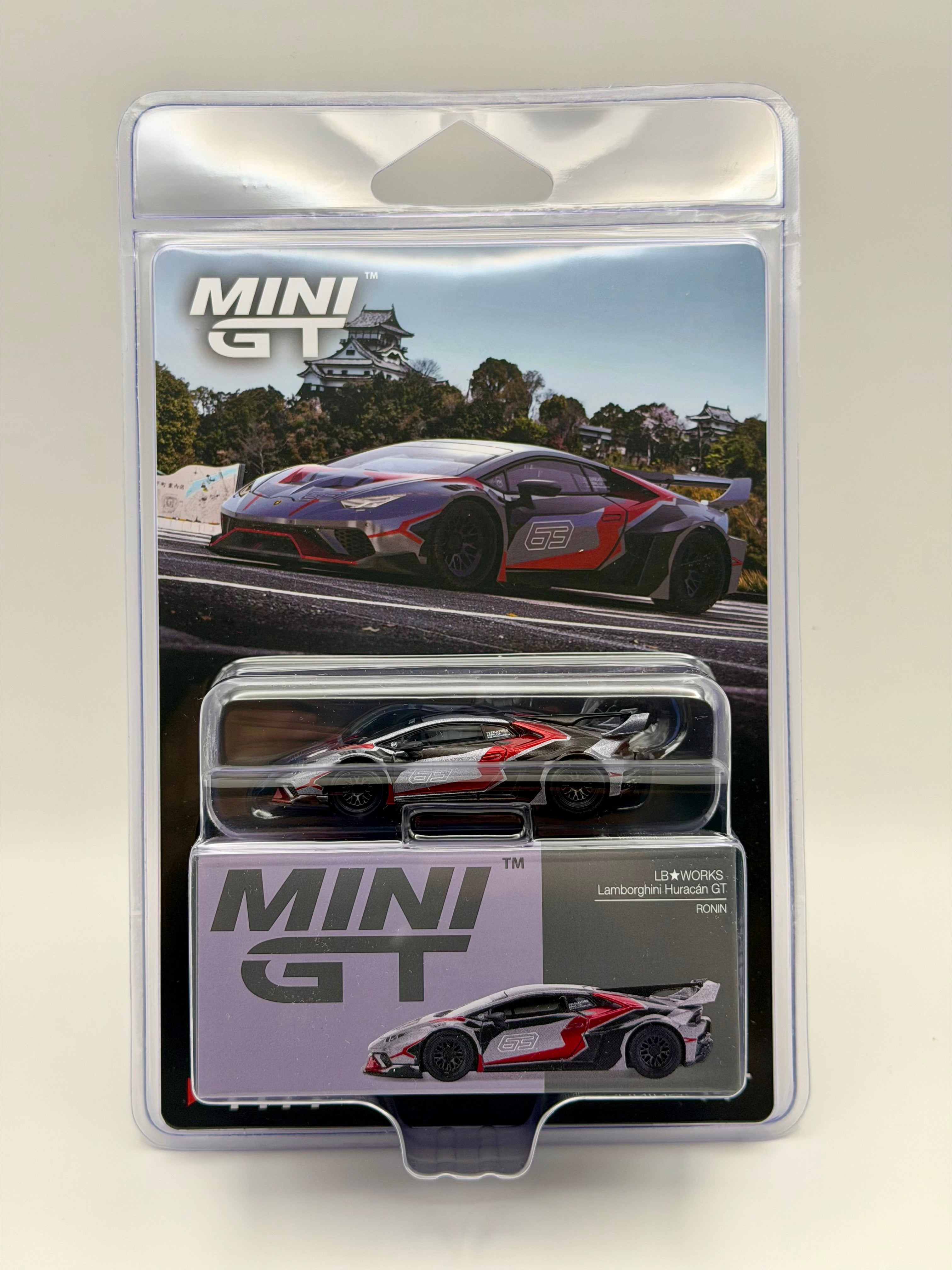 Mini GT 1:64 LB WORKS Lamborghini Huracán GT RONIN Grey #1177