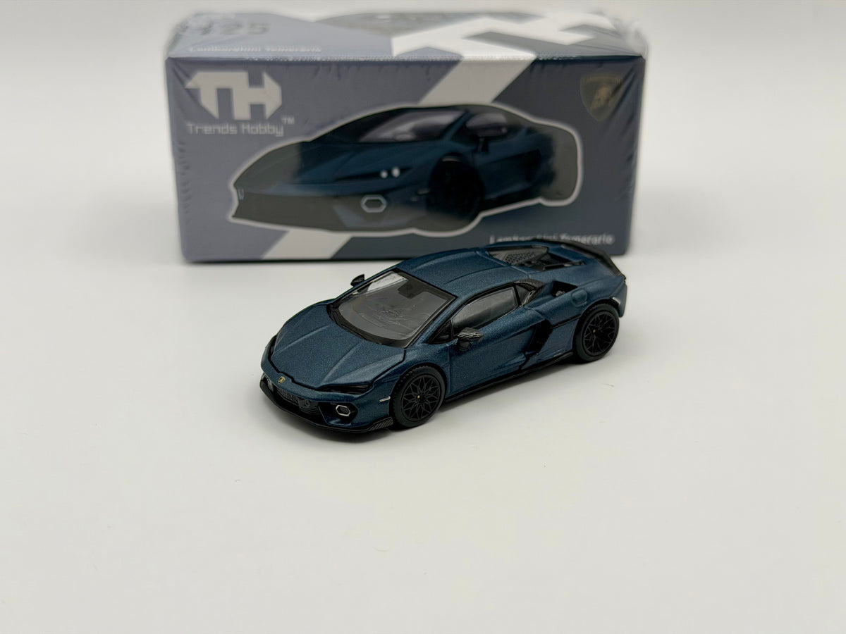 Trends Hobby 1:64 Lamborghini Temerario – Matte Blue