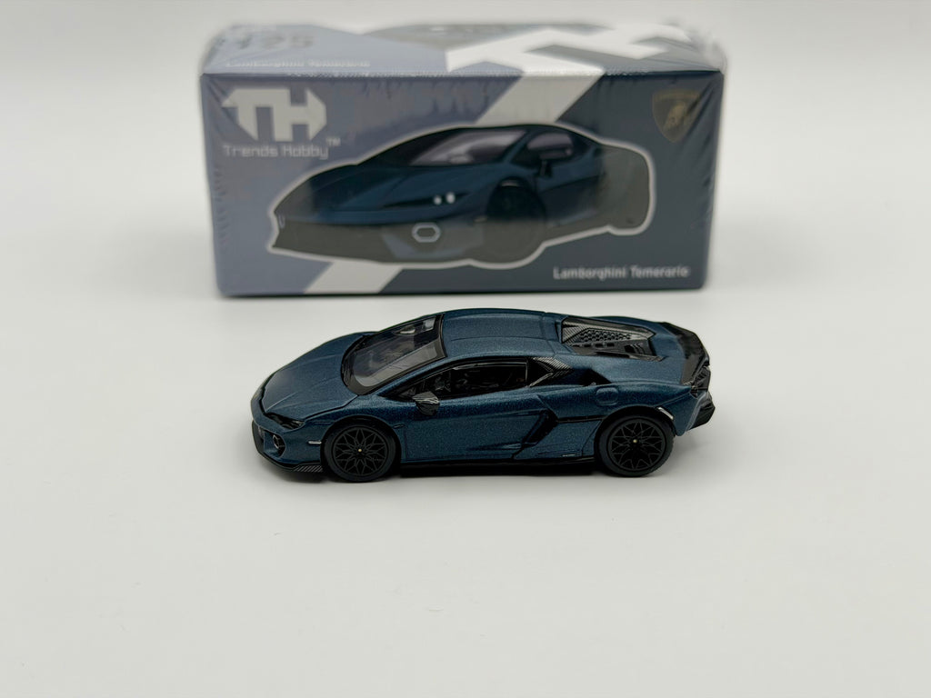 Trends Hobby 1:64 Lamborghini Temerario – Matte Blue