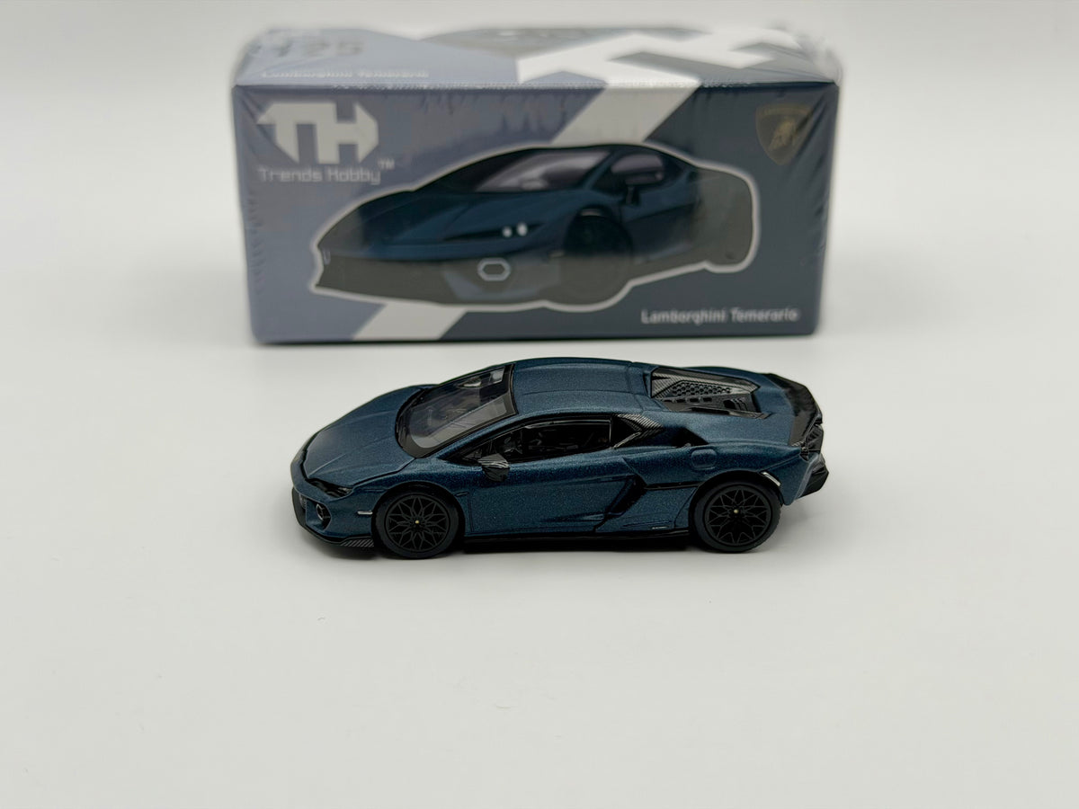 Trends Hobby 1:64 Lamborghini Temerario – Matte Blue