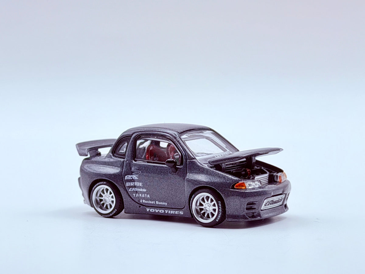 Pop Race 1:64 Pandem Pocket Bunny R32 Metal Gray Hong Kong Toy Car Salon 2026
