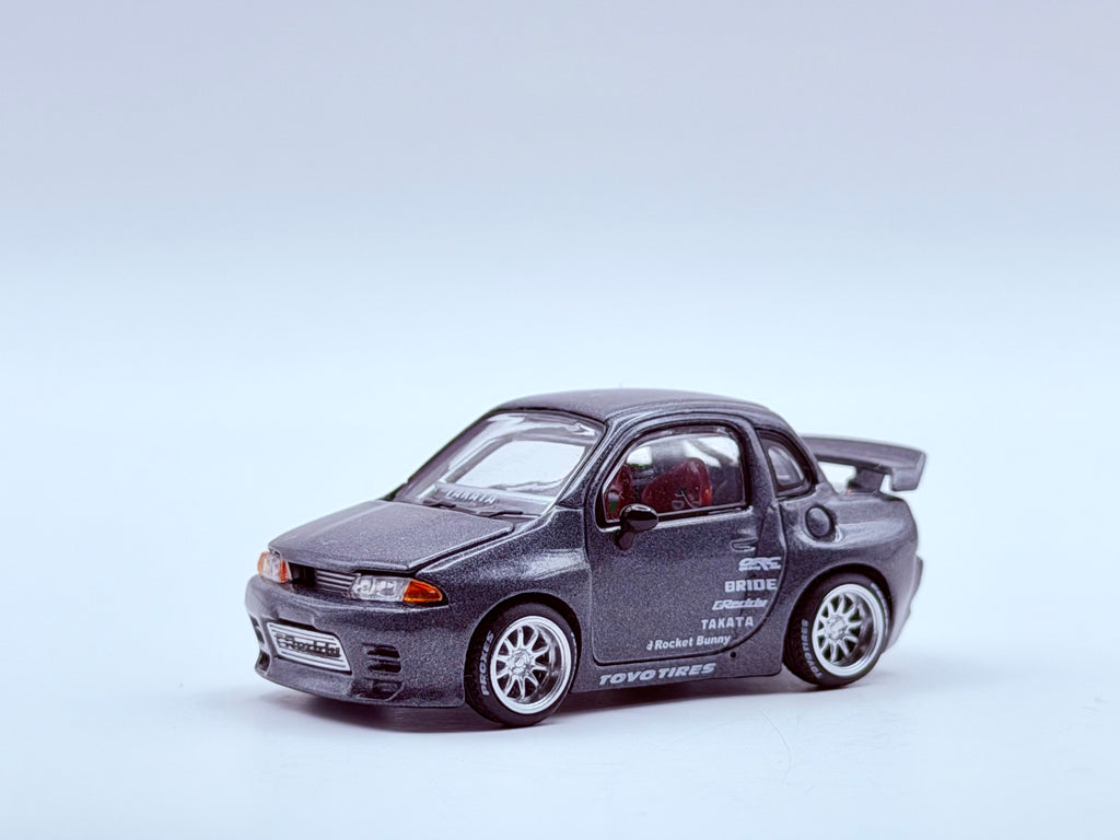 Pop Race 1:64 Pandem Pocket Bunny R32 Metal Gray Hong Kong Toy Car Salon 2026