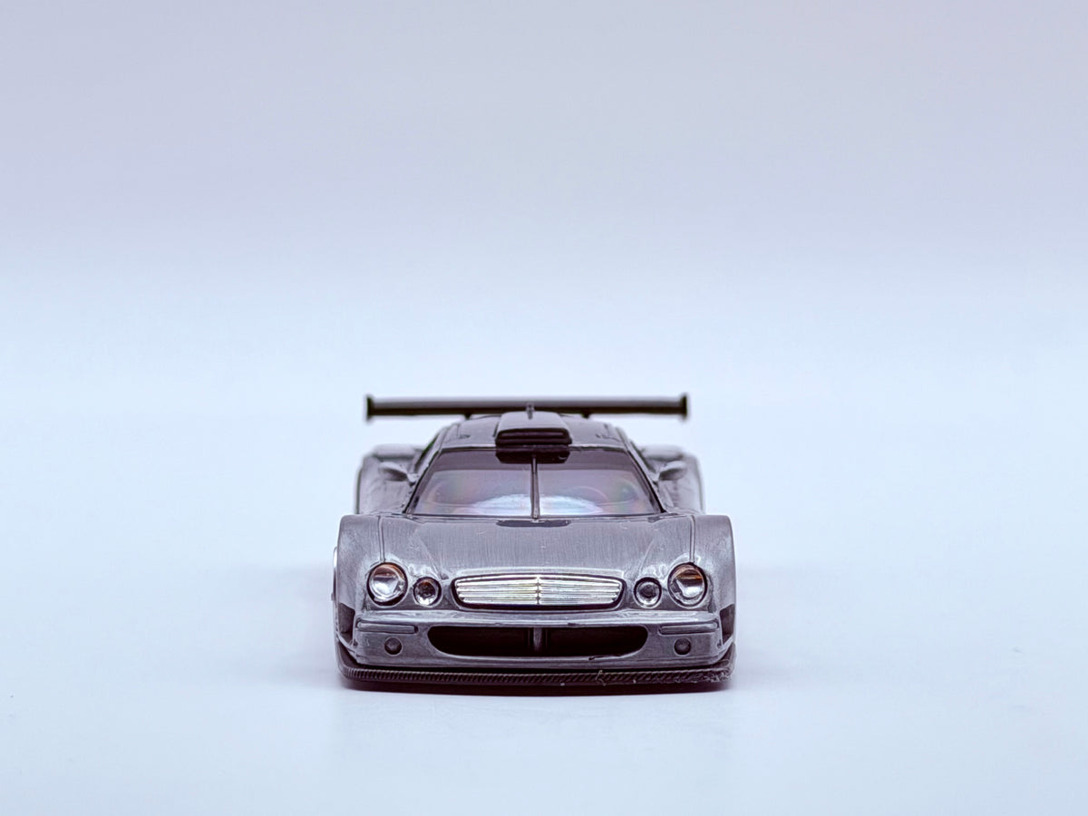 Pop Race x VDX 1:64 Mercedes-Benz CLK GTR Raw Metal Hong Kong Toycar Salon 2026 Exclusive