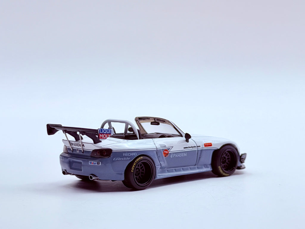 Pop Race 1:64 Pandem Honda S2000 White