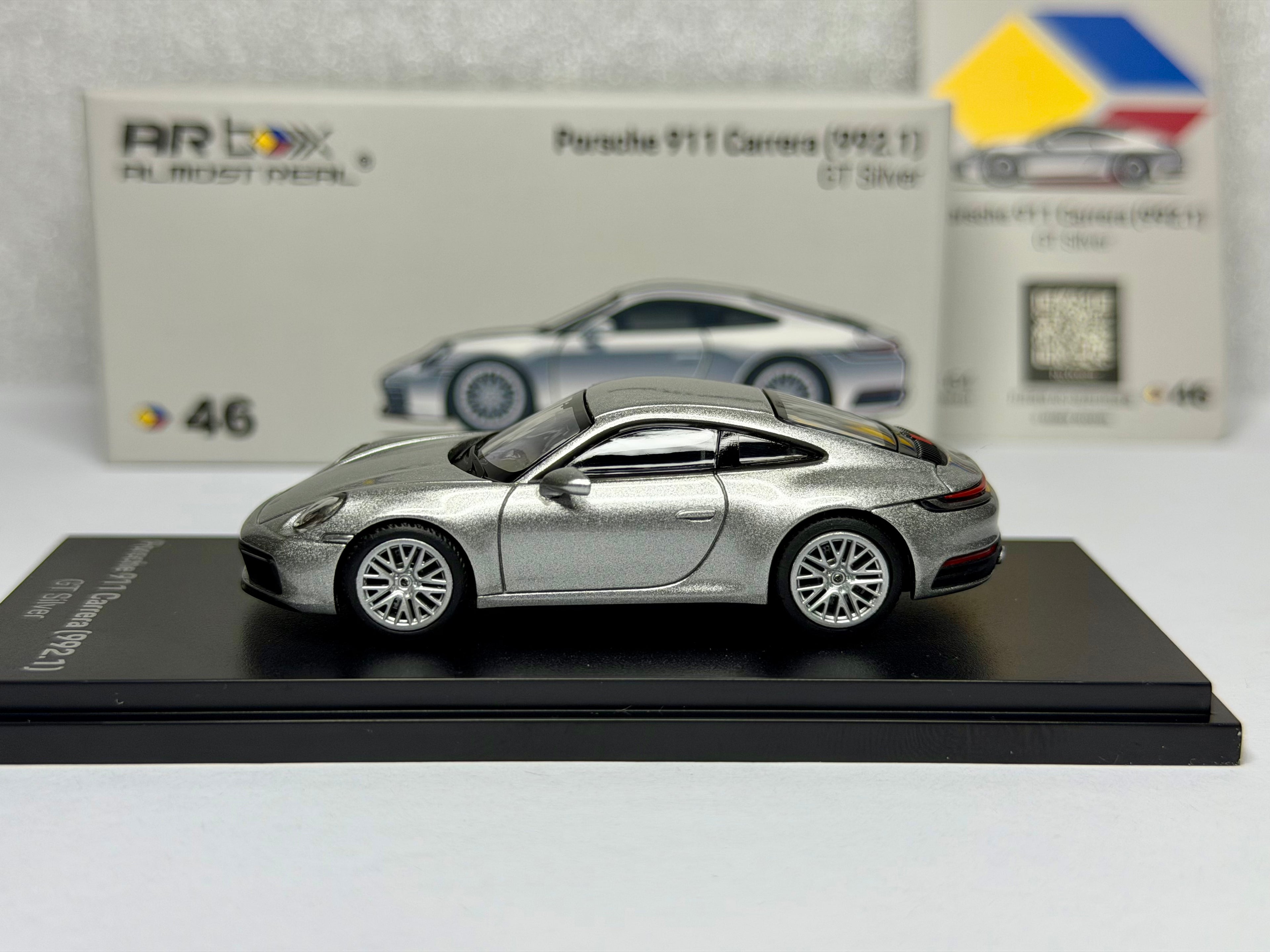 Almost Real 1:64 Porsche 911(992.1) Carrera GT Silver #46