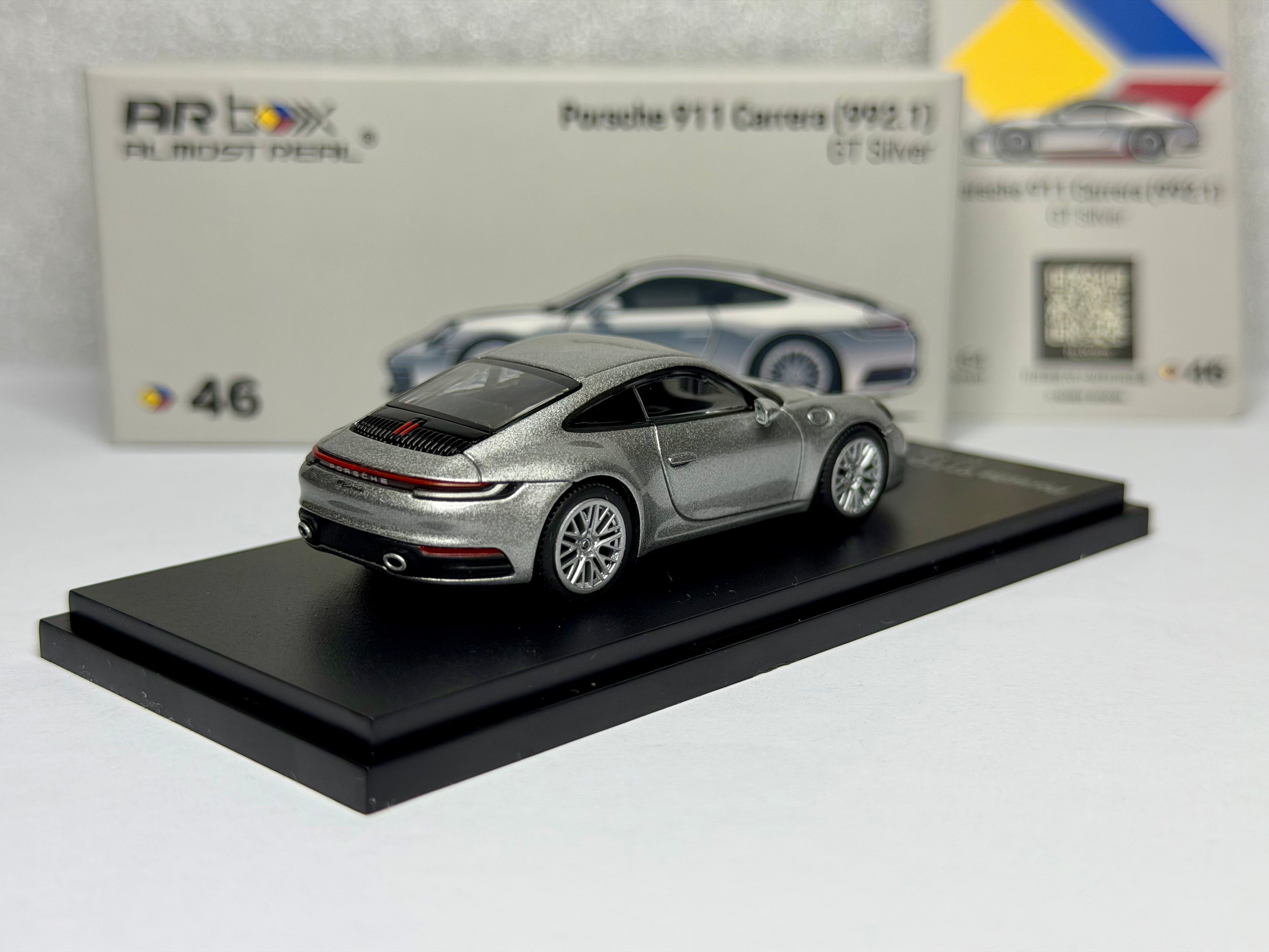 Almost Real 1:64 Porsche 911(992.1) Carrera GT Silver #46