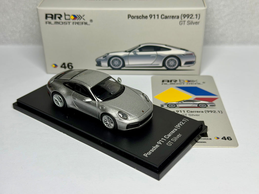 Almost Real 1:64 Porsche 911(992.1) Carrera GT Silver #46