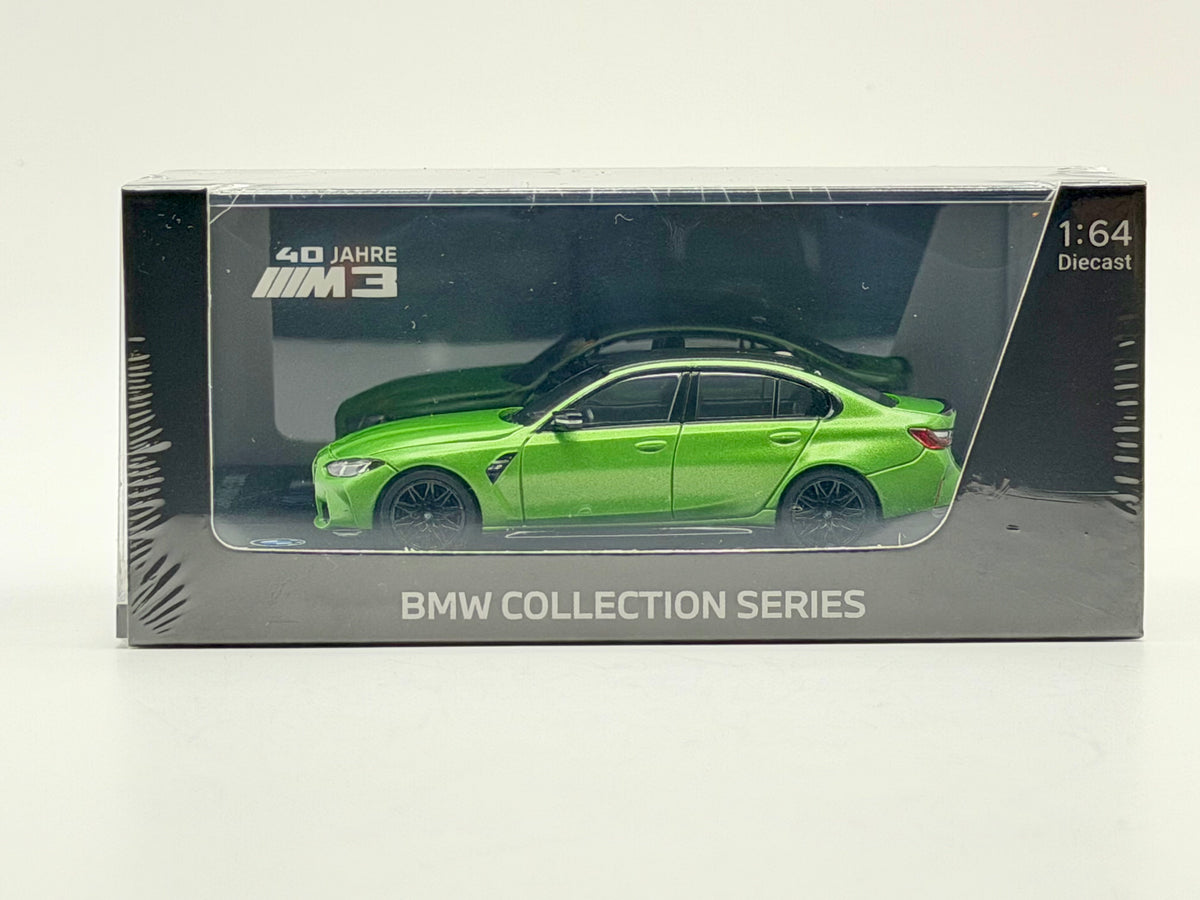 Almost Real 1:64 BMW M3 G80(Sao Paulo Yellow/Java Green/Twilight Purple)