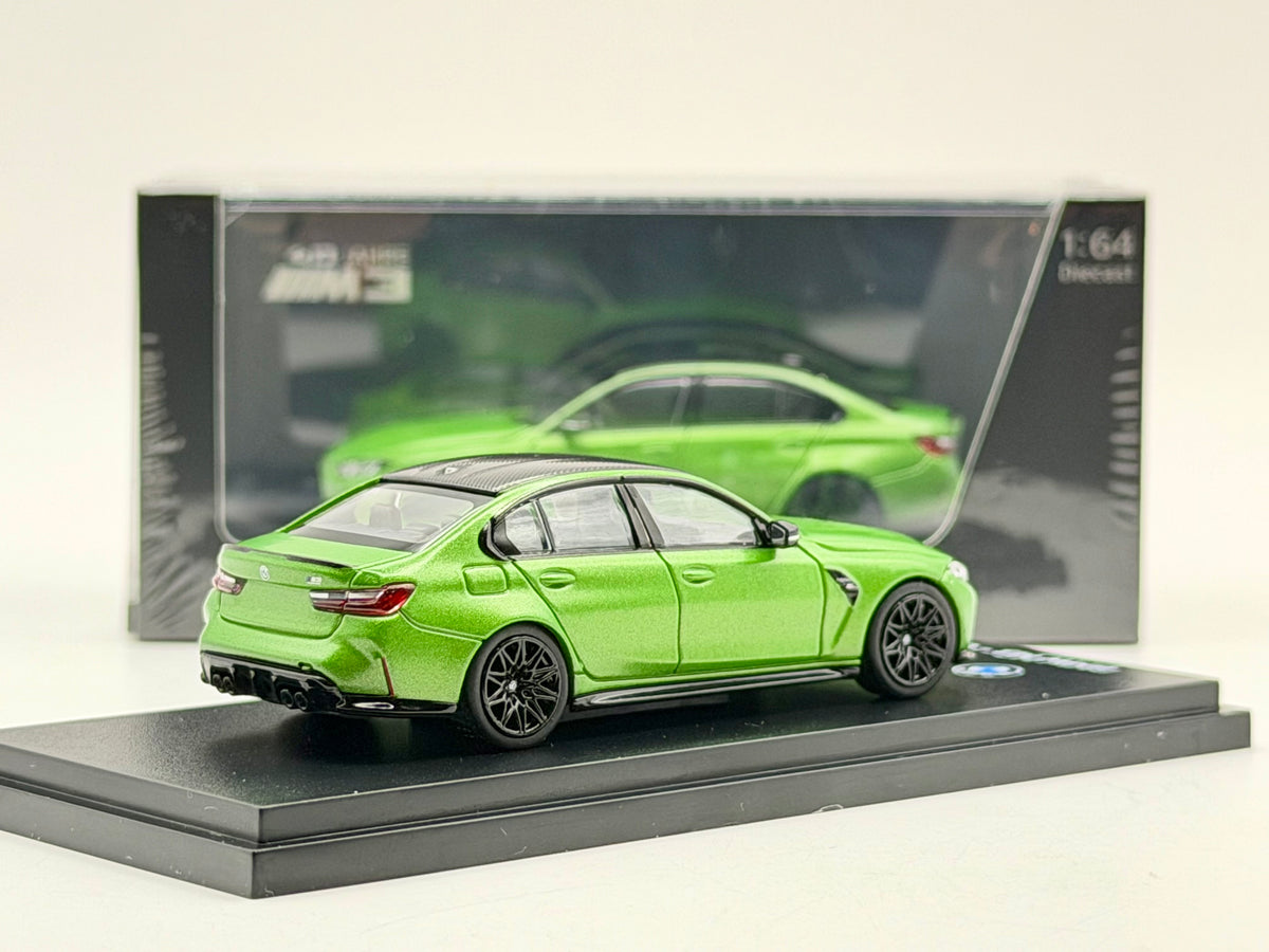 Almost Real 1:64 BMW M3 G80(Sao Paulo Yellow/Java Green/Twilight Purple)