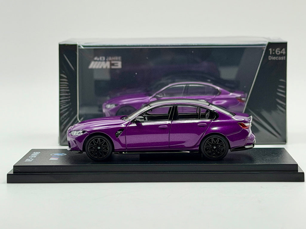 Almost Real 1:64 BMW M3 G80(Sao Paulo Yellow/Java Green/Twilight Purple)