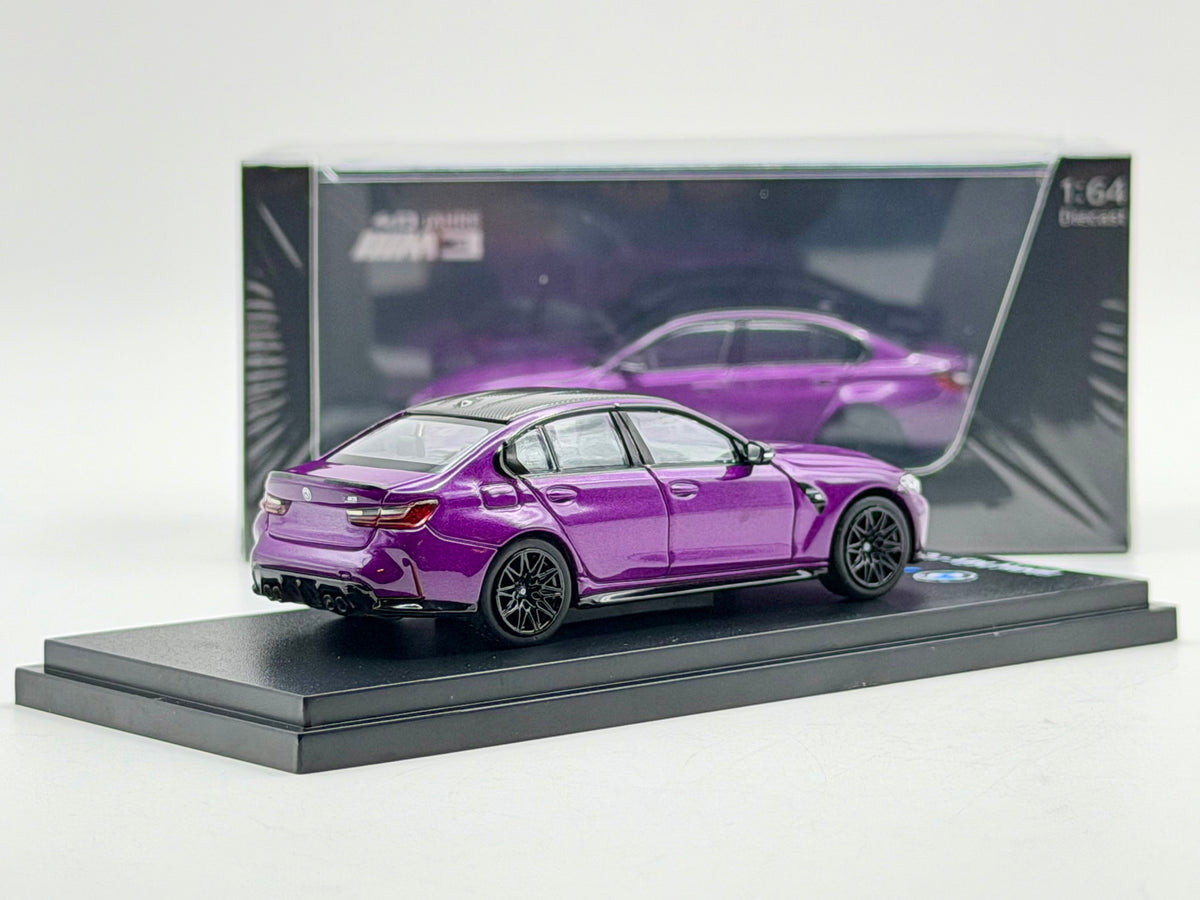 Almost Real 1:64 BMW M3 G80(Sao Paulo Yellow/Java Green/Twilight Purple)