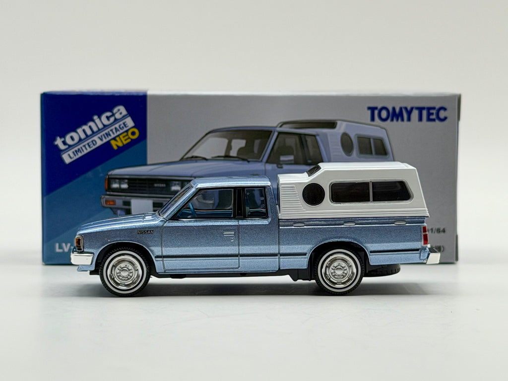 Tomica Limited Vintage NEO 1:64  LV-N374a Nissan Truck King Cab (Blue Mist) North American Spec