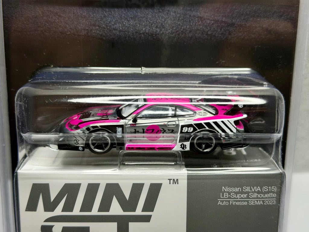 CHASE! Mini GT 1:64 日産 LB-Super Silhouette S15 SILVIA Auto Finesse SEMA 2023 #781