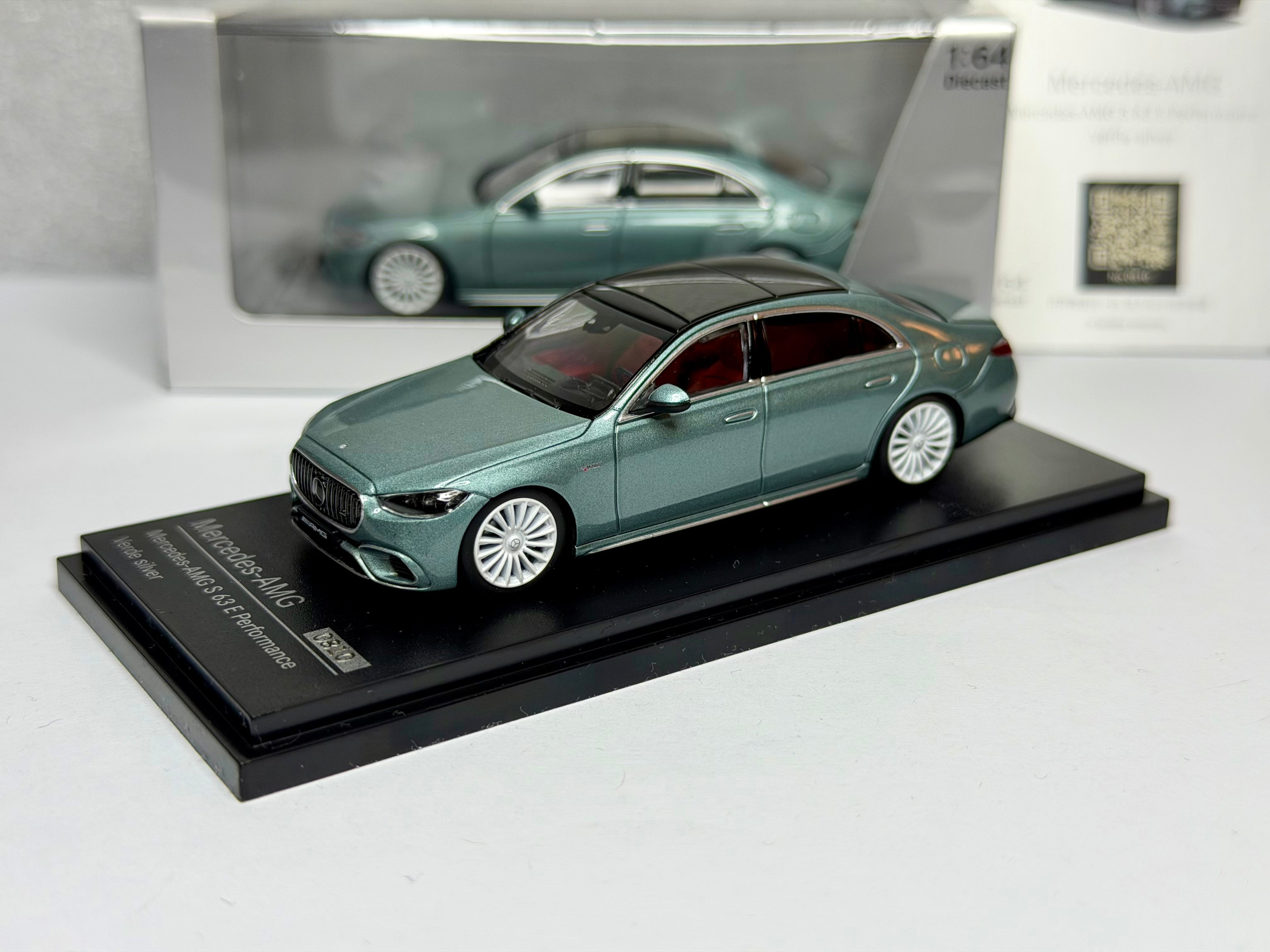 Almost Real 1:64 Mercedes-Benz S63 E AMG Verder Silver GT Show 2026 Exclusive