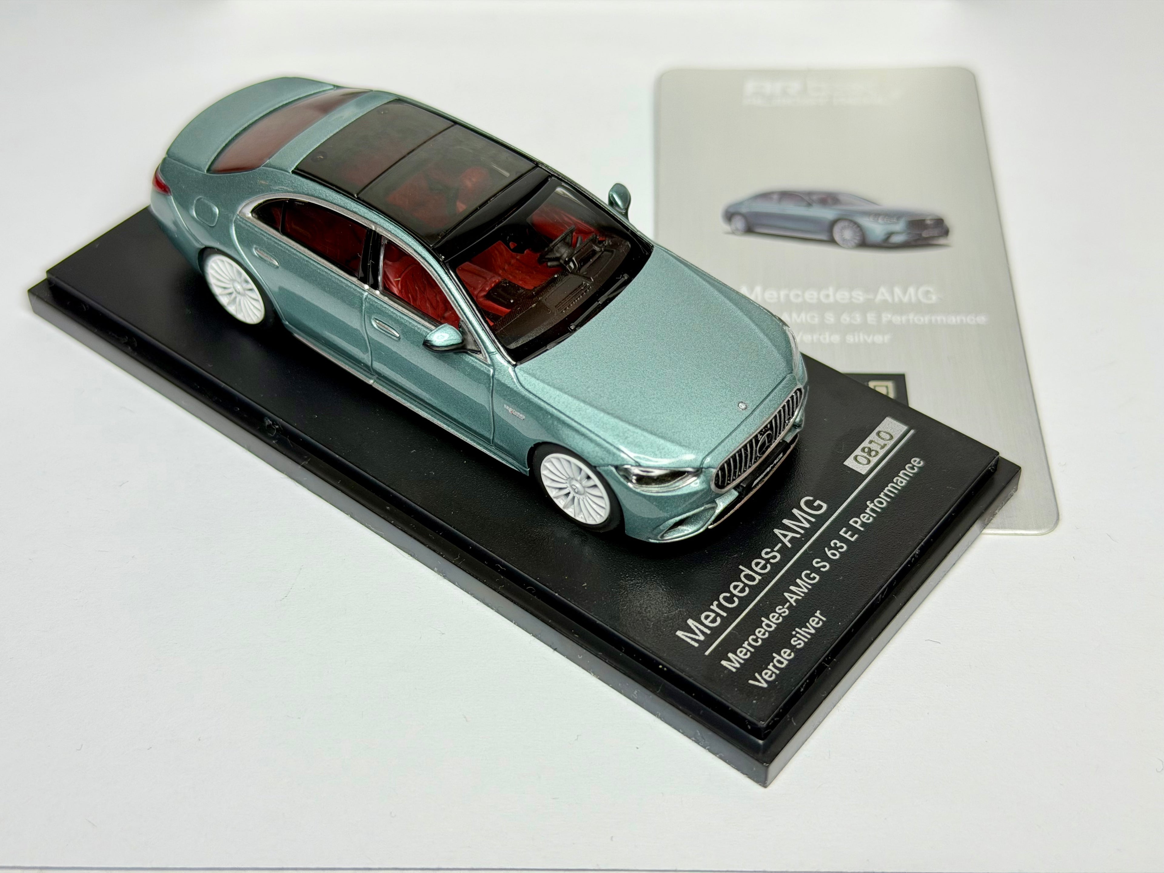 Almost Real 1:64 Mercedes-Benz S63 E AMG Verder Silver GT Show 2026 Exclusive