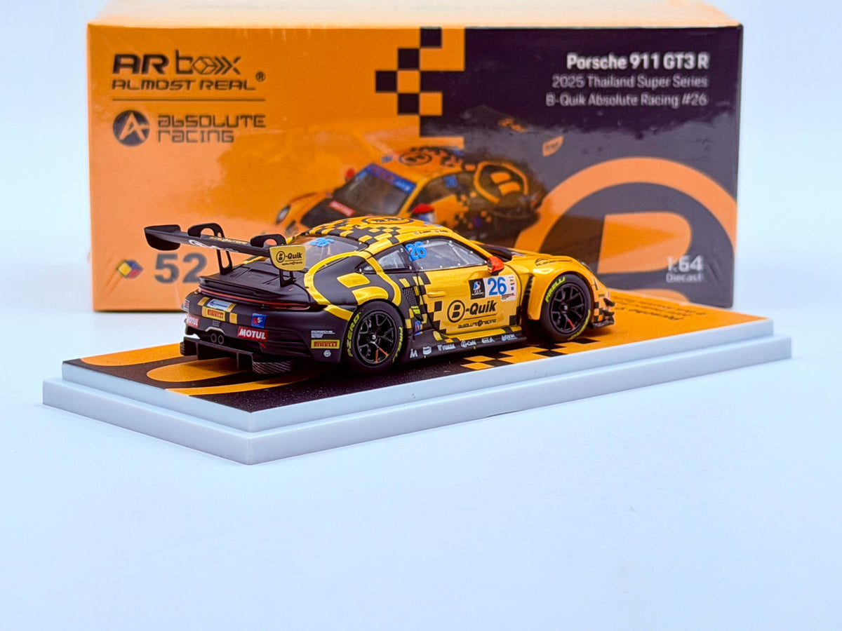 Almost Real 1:64 Porsche 911 GT3 R #26 - 2025 Thailand Super Series B-Quik Absolute Racing