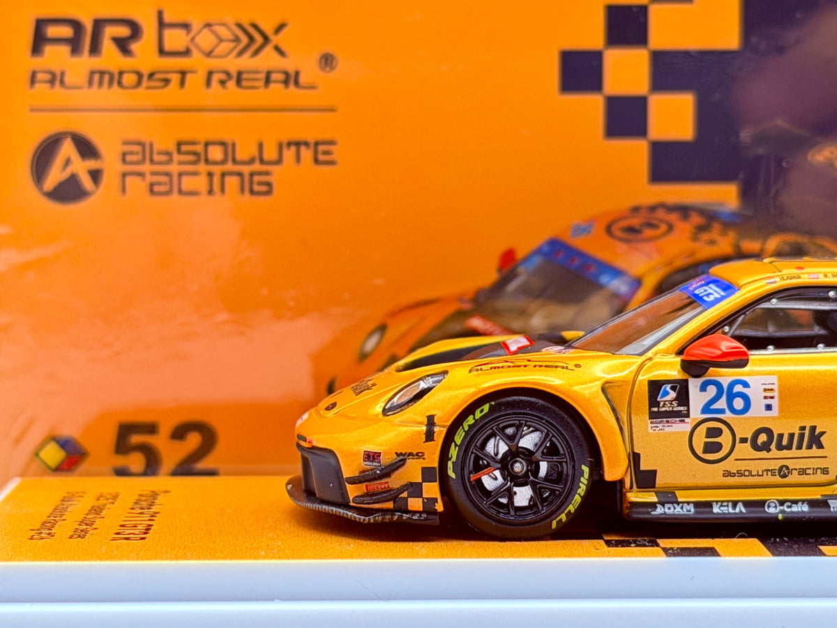 Almost Real 1:64 Porsche 911 GT3 R 2025 Thailand Super Series B-Quik Absolute Racing #26
