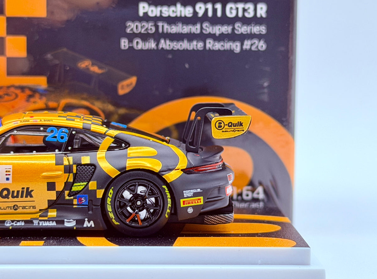 Almost Real 1:64 Porsche 911 GT3 R 2025 Thailand Super Series B-Quik Absolute Racing #26