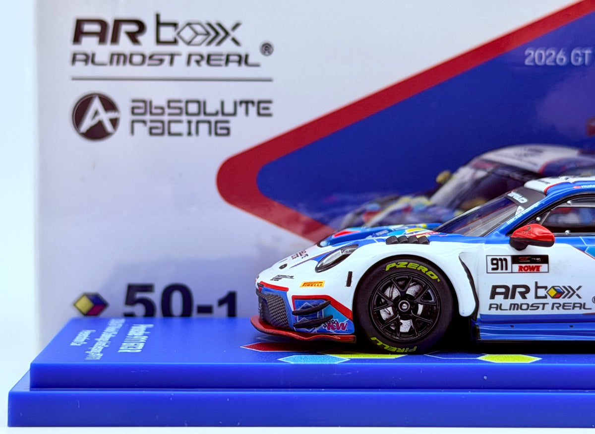 Almost Real 1:64 Porsche 911 GT3 R - 2026 GT World Challenge Asia Sepang #911 Presentation Car