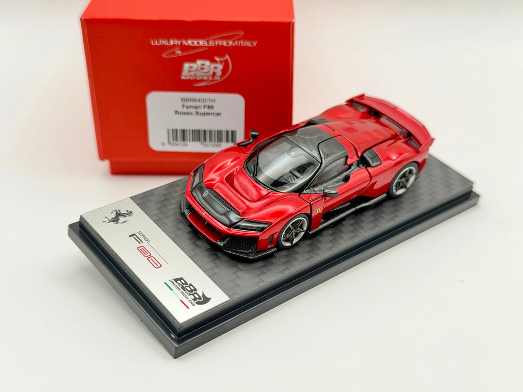 CHASE! BBR X Almost Real 1:64 Ferrari F80 Rosso Supercar Full-Open HEC 2026 Event Exclusive