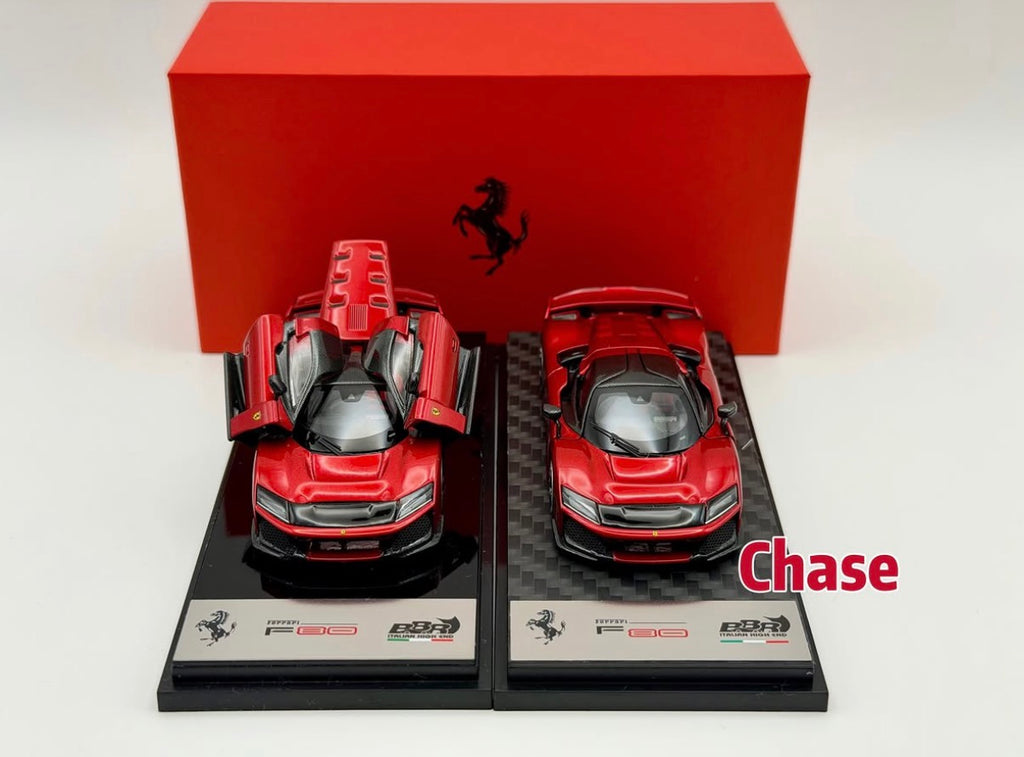 CHASE! BBR X Almost Real 1:64 Ferrari F80 Rosso Supercar Full-Open HEC 2026 Event Exclusive
