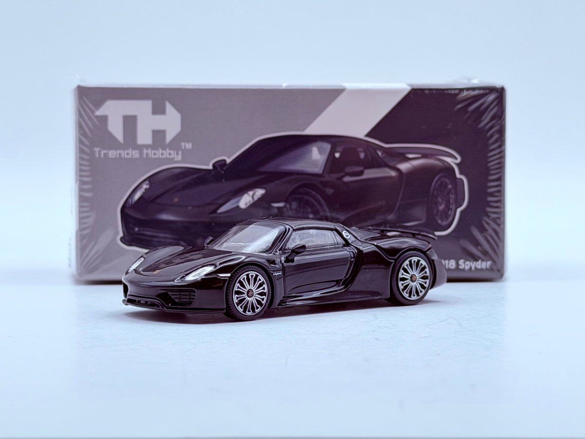 Trends Hobby 1:64 Porsche 918 Spyder – Black 241086(B)