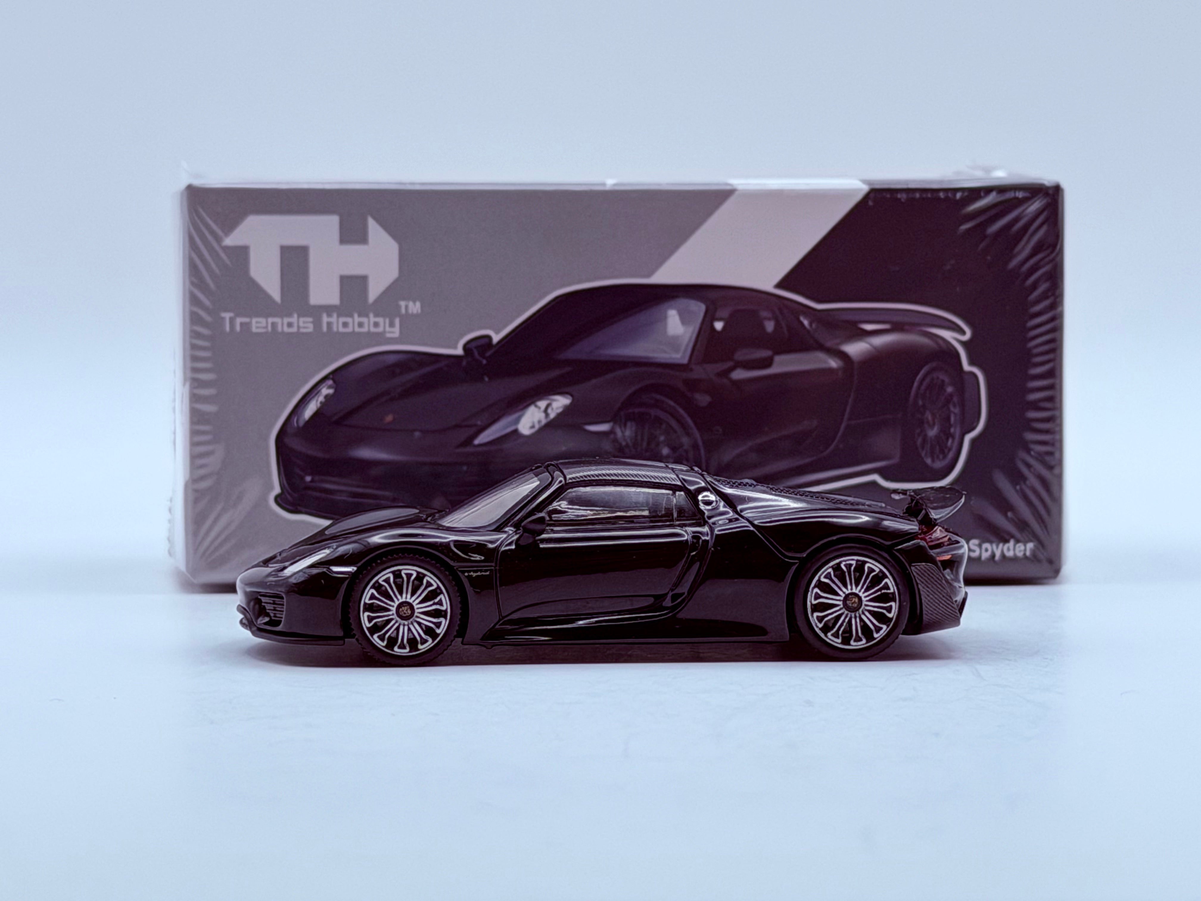 Porsche 918 Spyder Black 1:64 Model | Trends Hobby – LMTF_Diecast