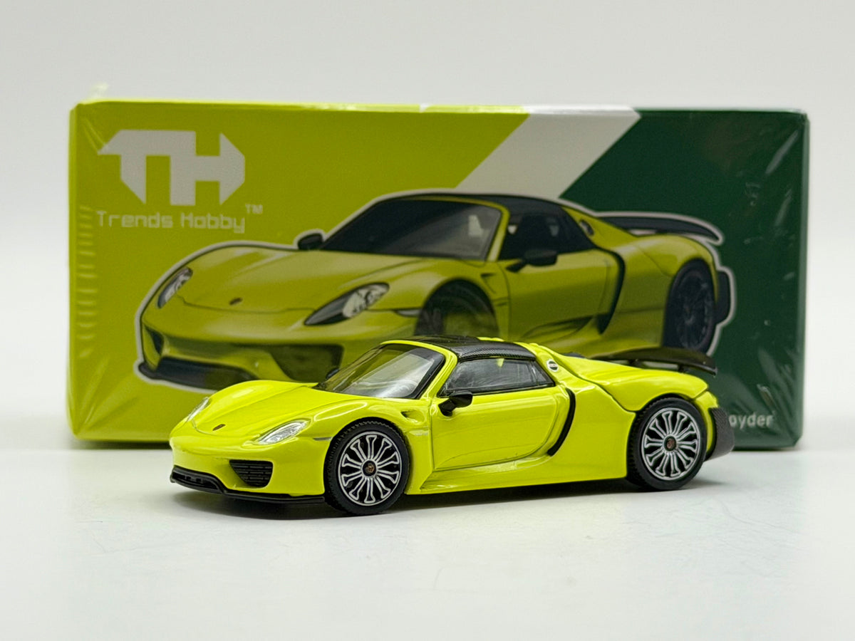 Trends Hobby 1:64 Porsche 918 Spyder – Acid Green 241086(A)