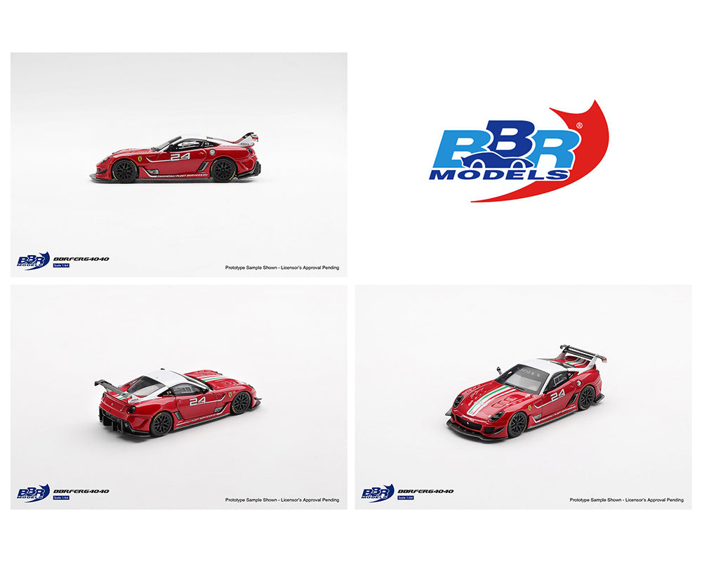 (Preorder) BBR Models 1:64 Ferrari 599XX EVO #24 – Red – Limited Edition