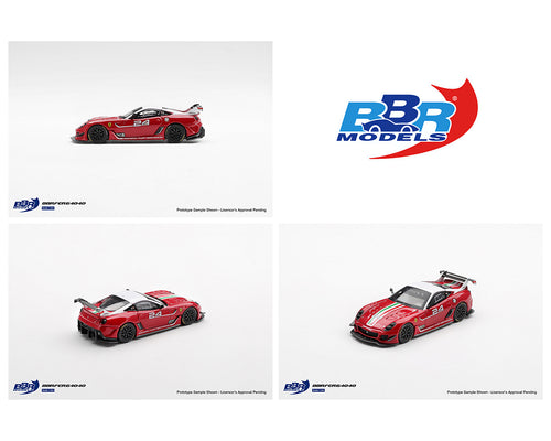 【予約商品】BBR Models 1/64 フェラーリ 599XX EVO #24 – レッド – 限定版