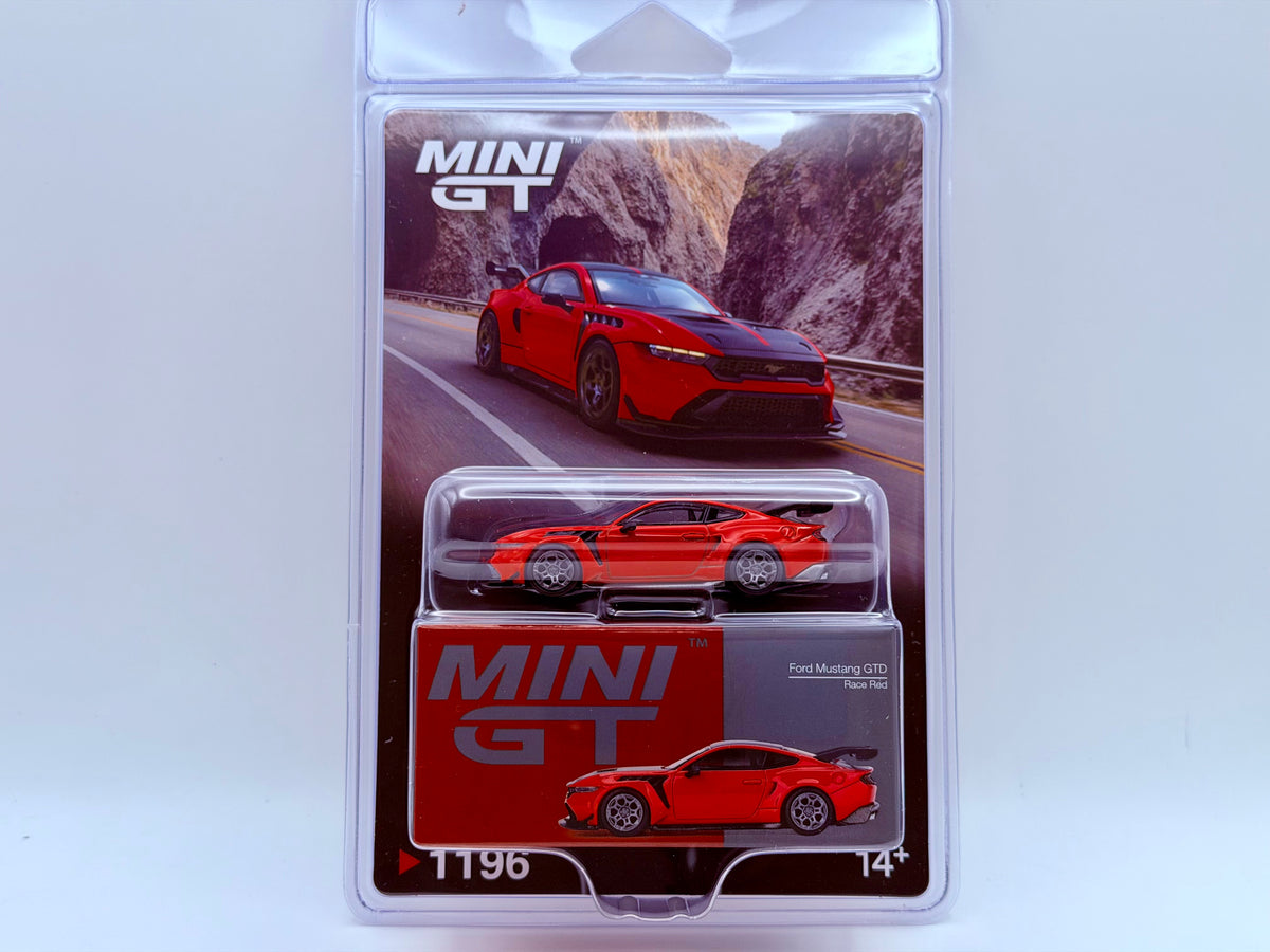 Mini GT 1:64 Ford Mustang GTD – Race Red #1196