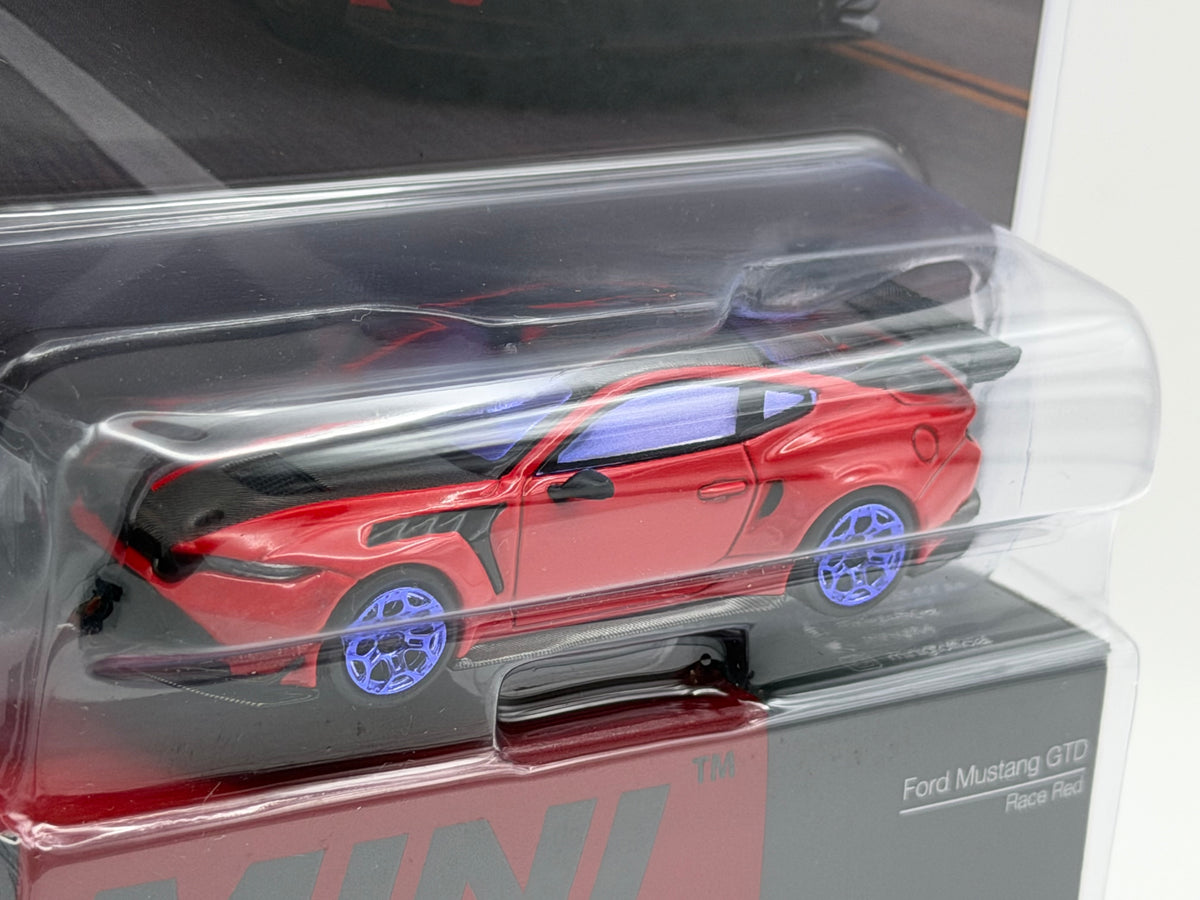 CHASE! Mini GT 1:64 Ford Mustang GTD Race Red #1196