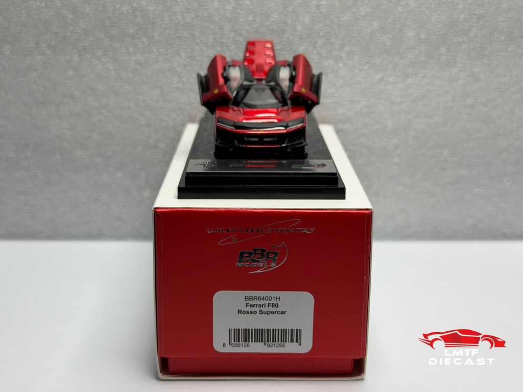 BBR X Almost Real 1:64 フェラーリ F80 ロッソ スーパーカー フルオープン HEC 2026 イベント限定