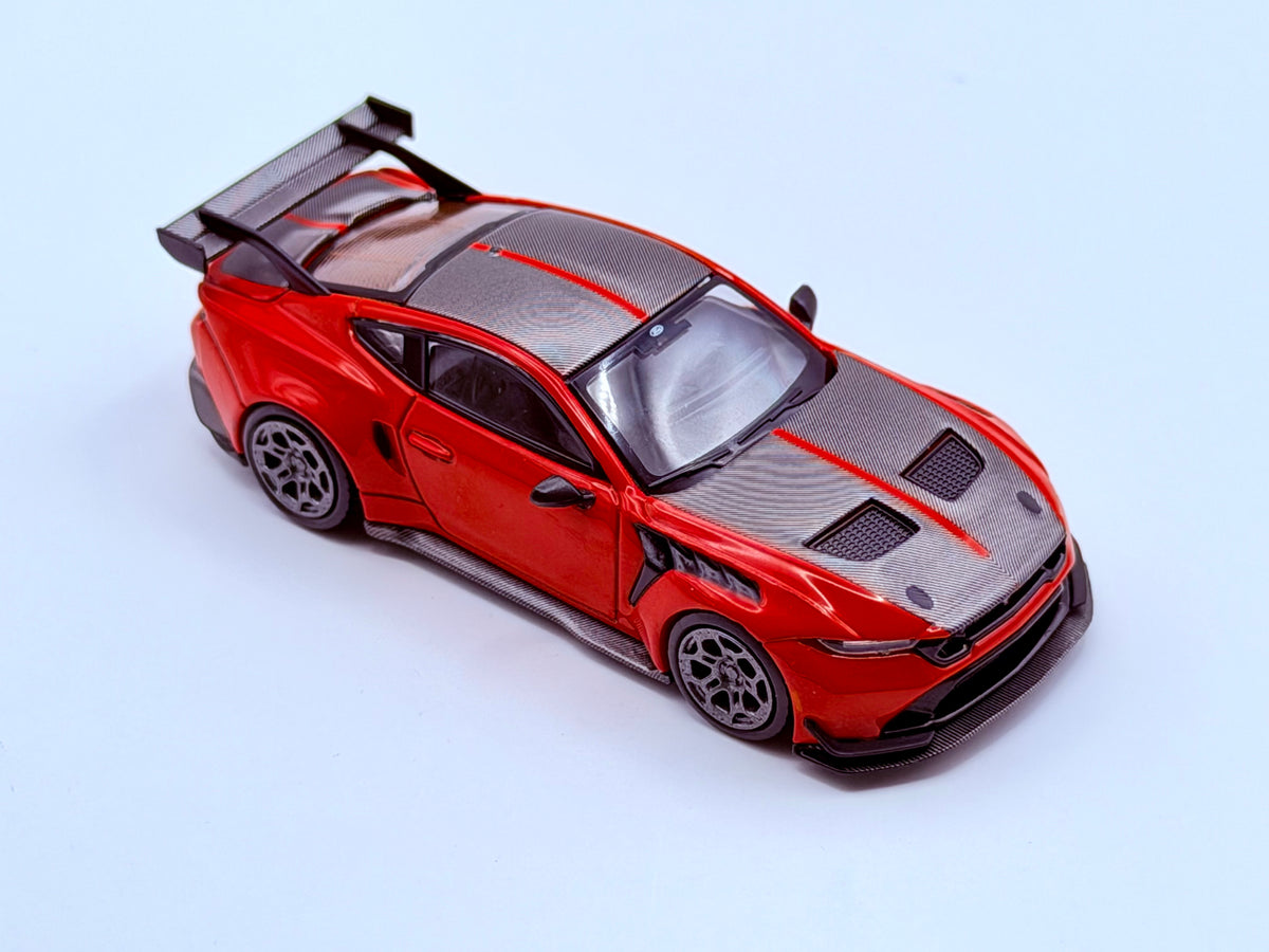 Mini GT 1:64 Ford Mustang GTD – Race Red #1196