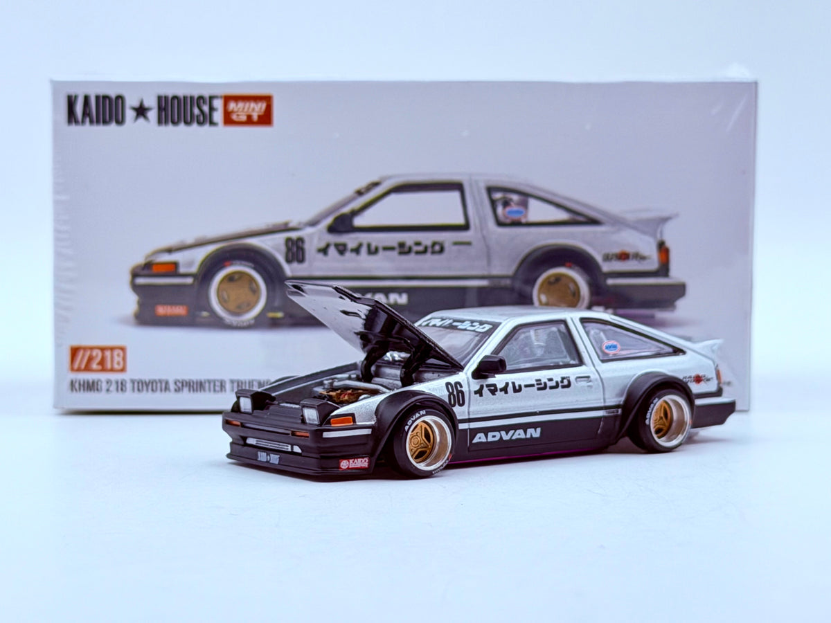 Mini GT x Kaido House 1:64 Toyota AE86 Sprinter Trueno Kaido Street V2 #218