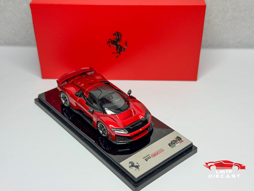 BBR X Almost Real 1:64 フェラーリ F80 ロッソ スーパーカー フルオープン HEC 2026 イベント限定