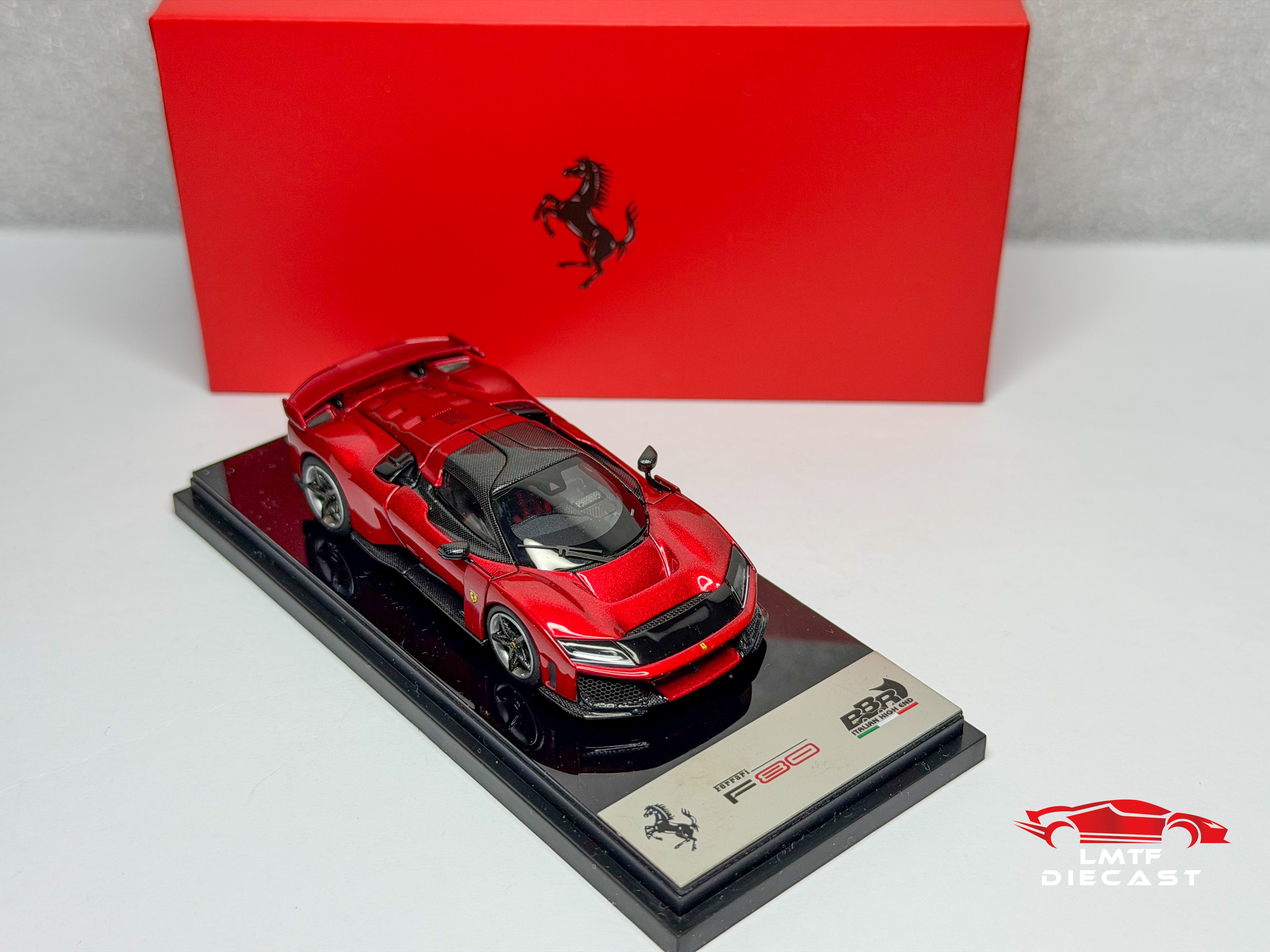 BBR X Almost Real 1:64 フェラーリ F80 ロッソ スーパーカー フルオープン HEC 2026 イベント限定