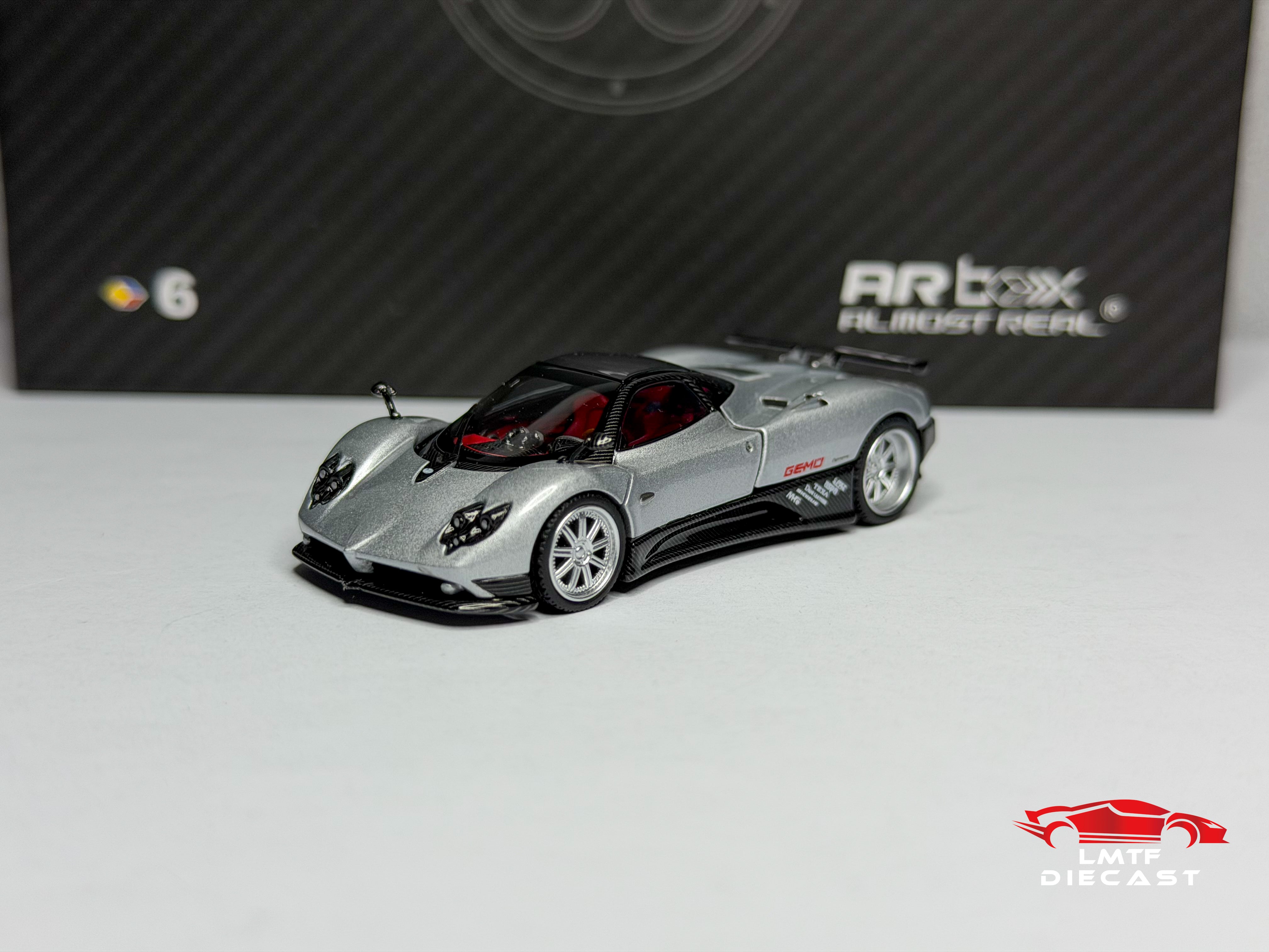Almost Real 1:64 Pagani Zonda F Grigio Mercurio 2005 | LMTF