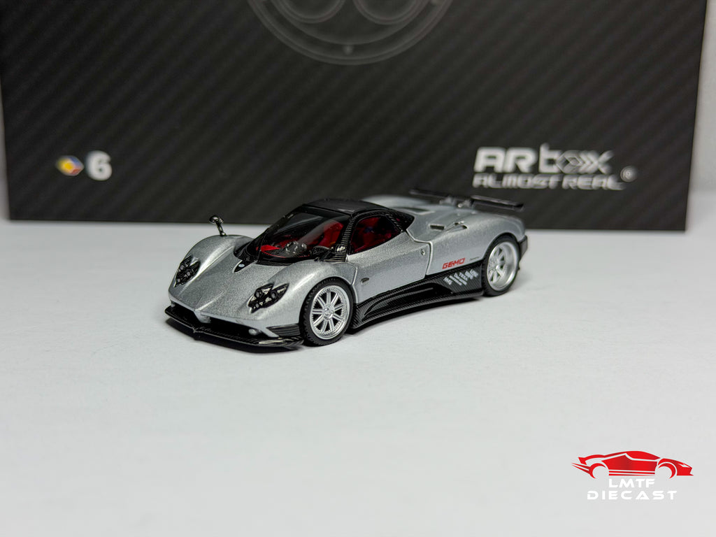 Almost Real 1:64 Pagani Zonda F Grigio Mercurio 2005