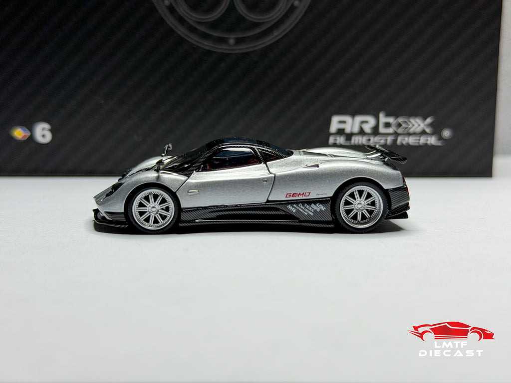 Almost Real 1:64 Pagani Zonda F Grigio Mercurio 2005