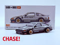 CHASE! Mini GT x Kaido House 1:64 Toyota AE86 Sprinter Trueno Kaido Street V2 #218