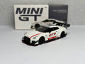 Mini GT 1:64 日産 GT-R NISMO GT3 2018 プレゼンテーションホワイト #327 開封済み