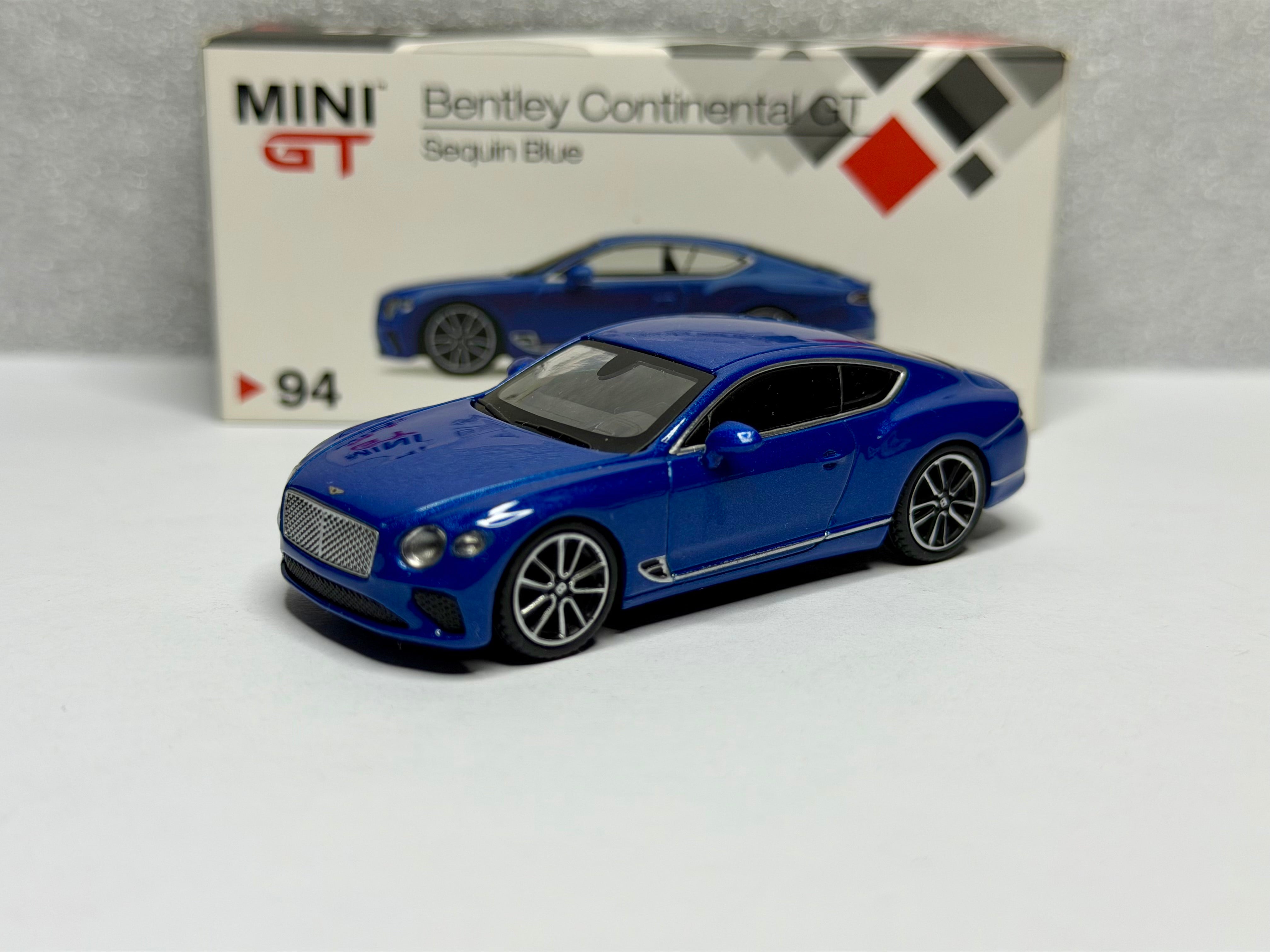 Mini GT 1:64 Bentley Continental GT Sequin Blue | LMTF Diecast