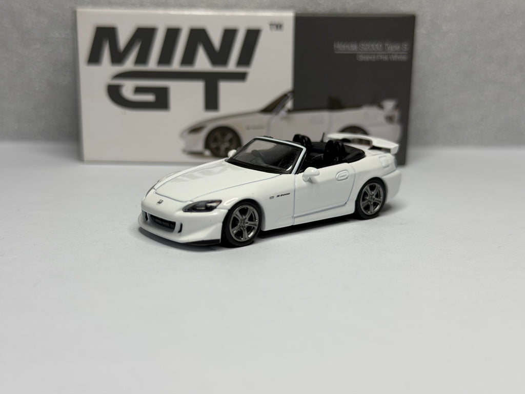 Mini GT 1:64 Honda S2000 Type-S Grand Prix White #349 Opened