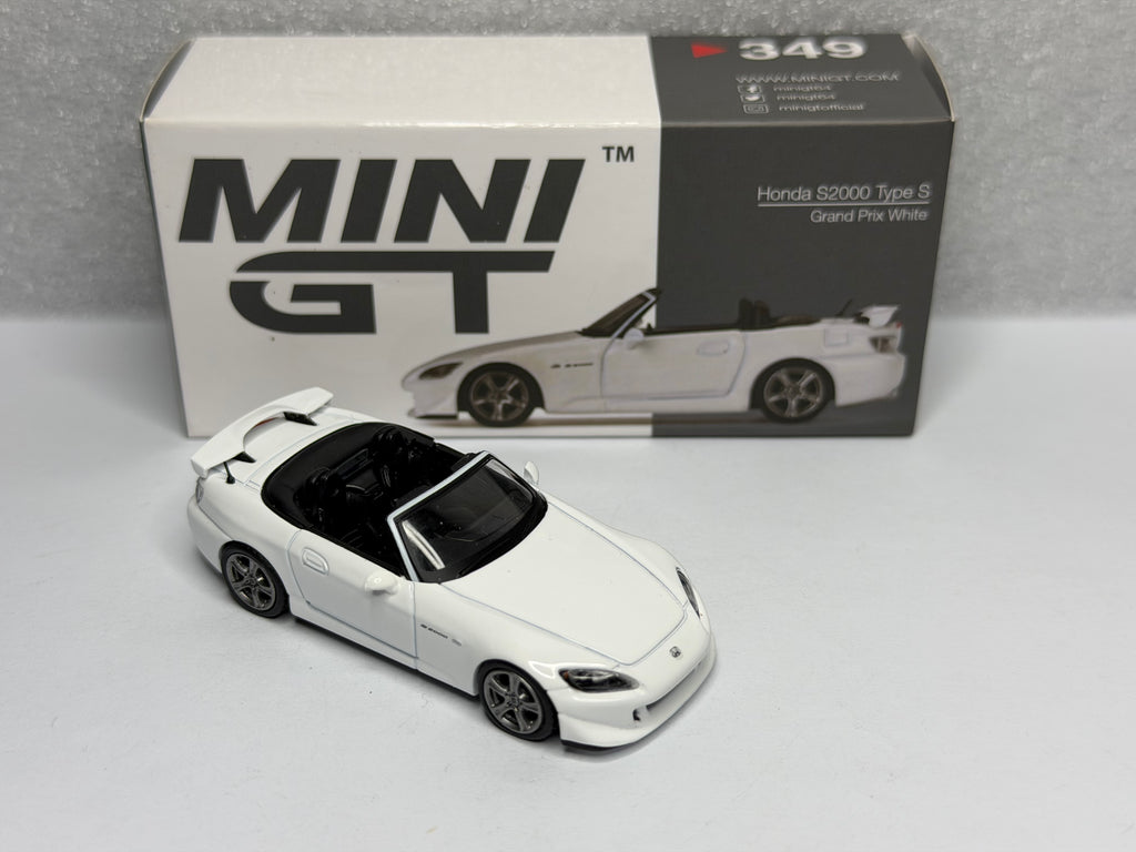 Mini GT 1:64 Honda S2000 Type-S Grand Prix White #349 Opened
